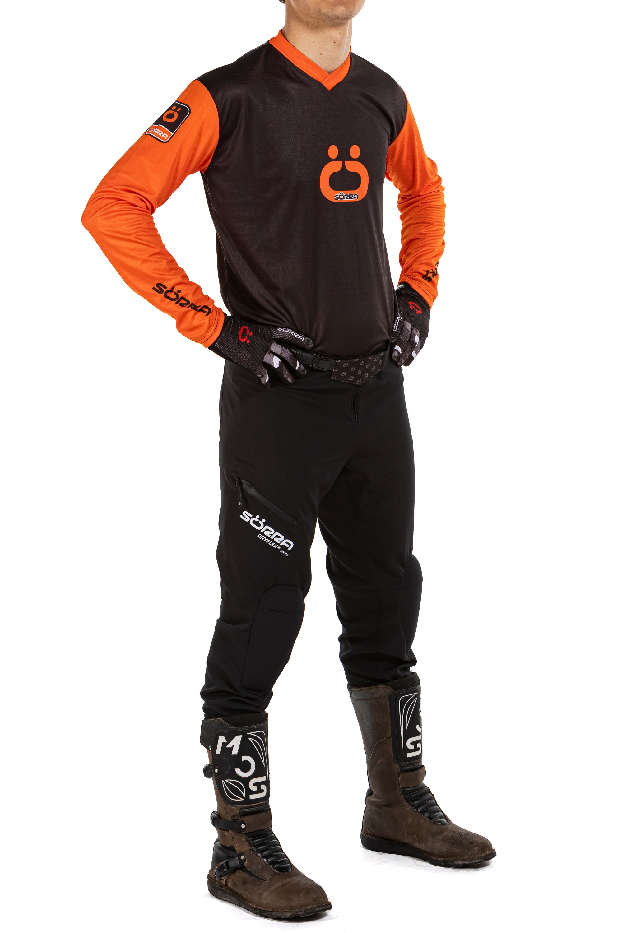 Conjunto de Ropa Trial X2 Sörra Dryflex Naranja