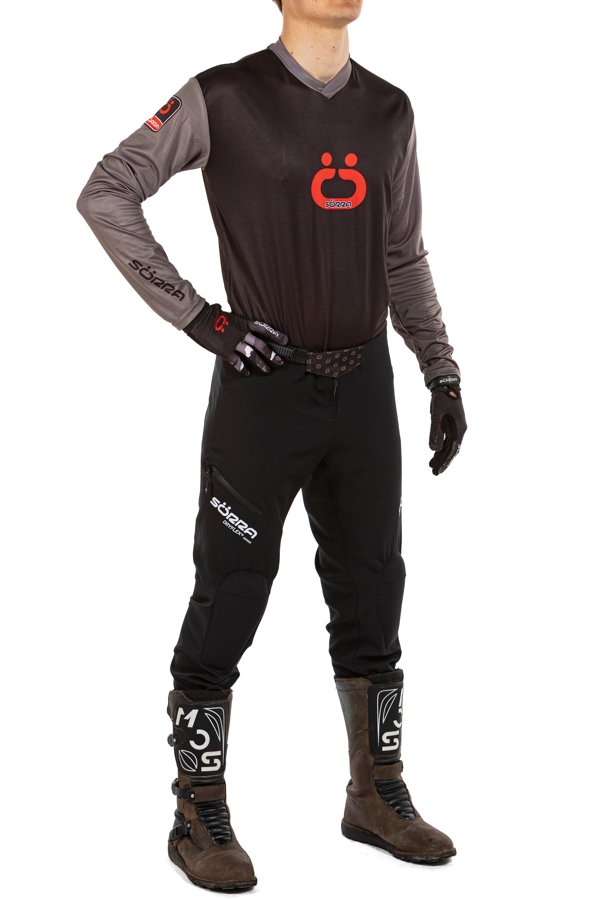 Conjunto de Ropa Trial X2 Sörra Dryflex Gris