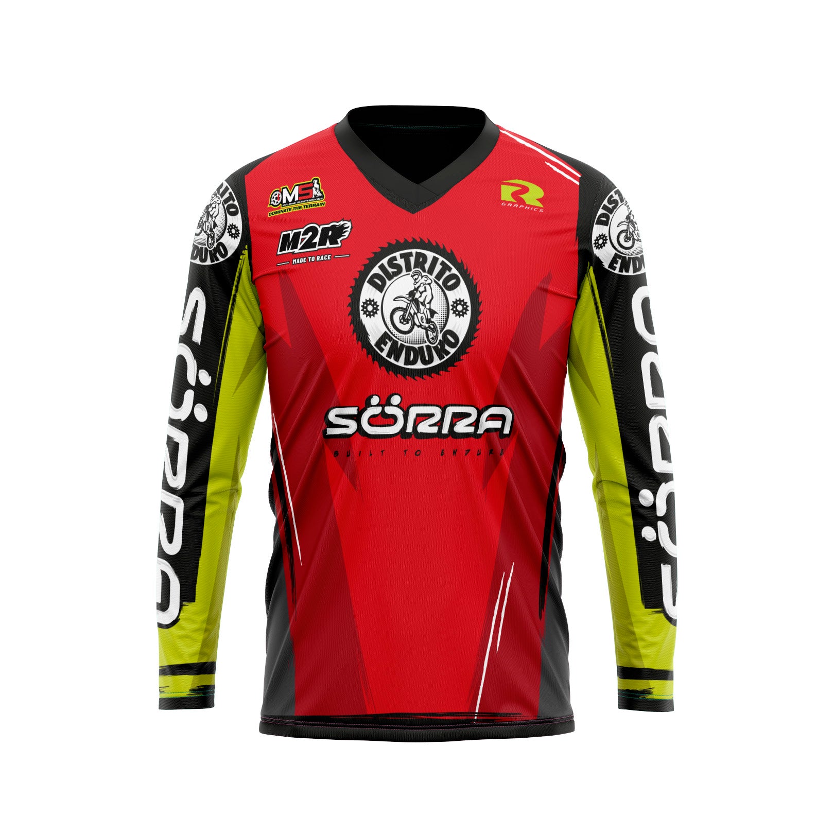 CAMISETA DISTRITO ENDURO ROJA