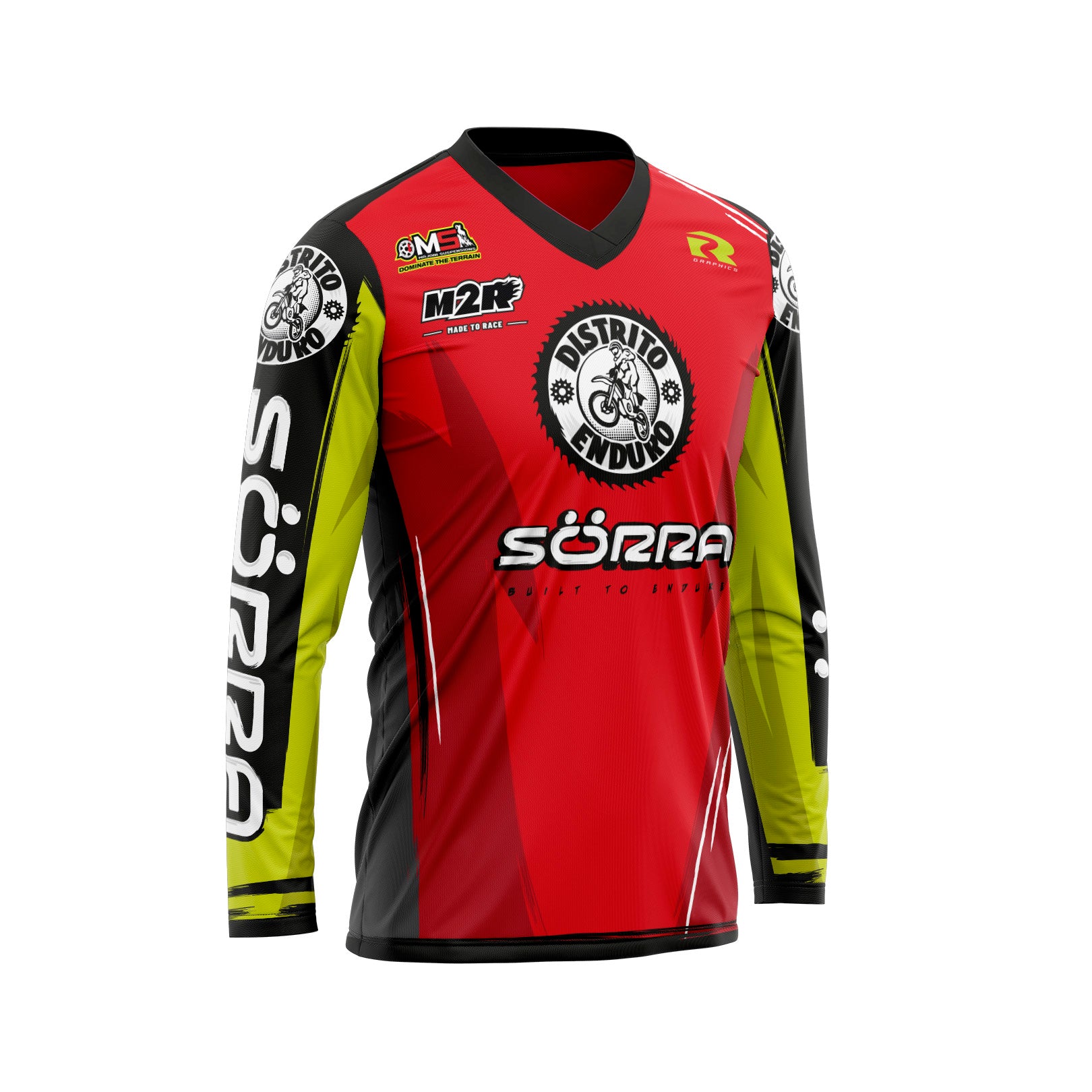 CAMISETA DISTRITO ENDURO ROJA
