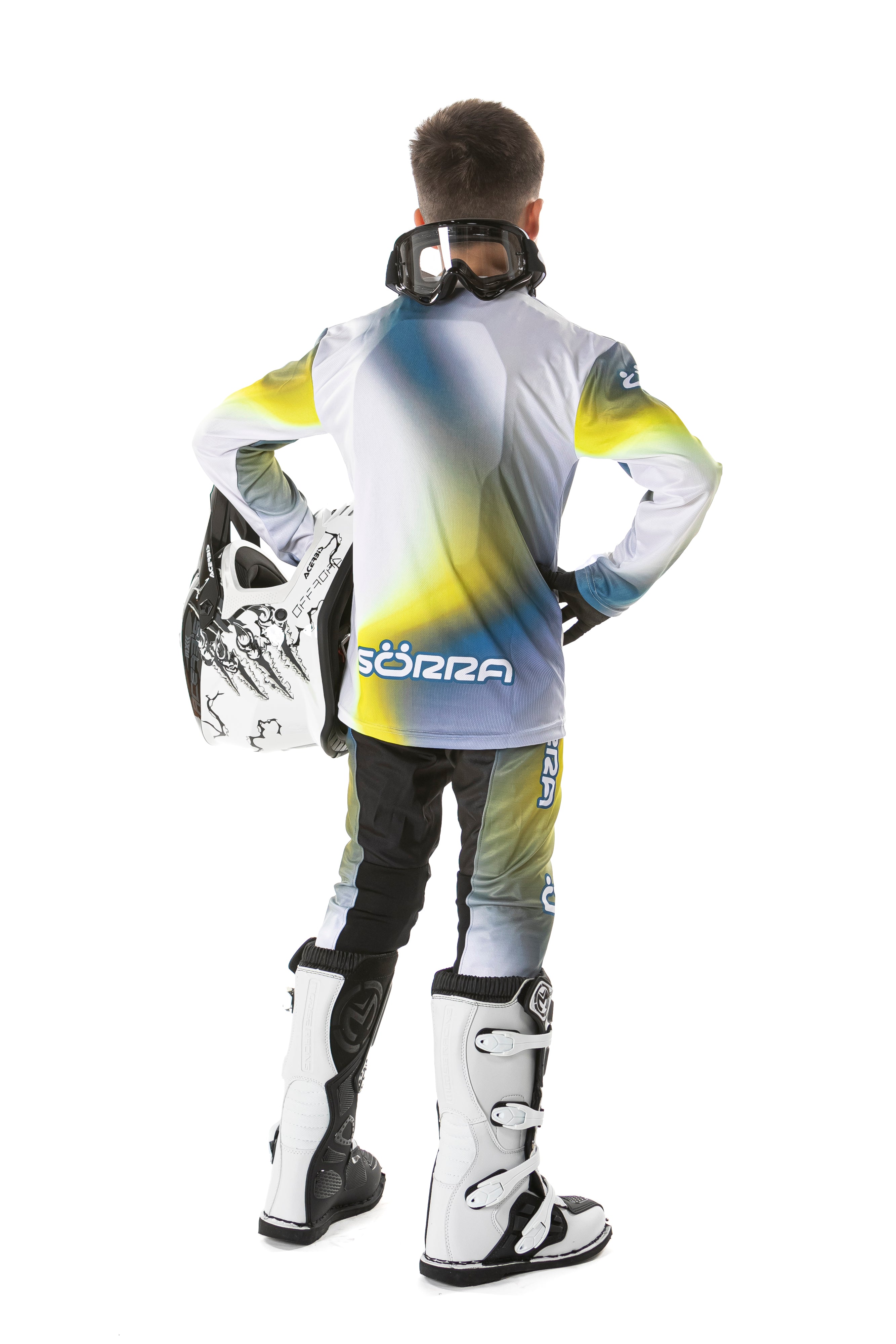 CONJUNTO ENDURO & MX JUNIOR BLANCO