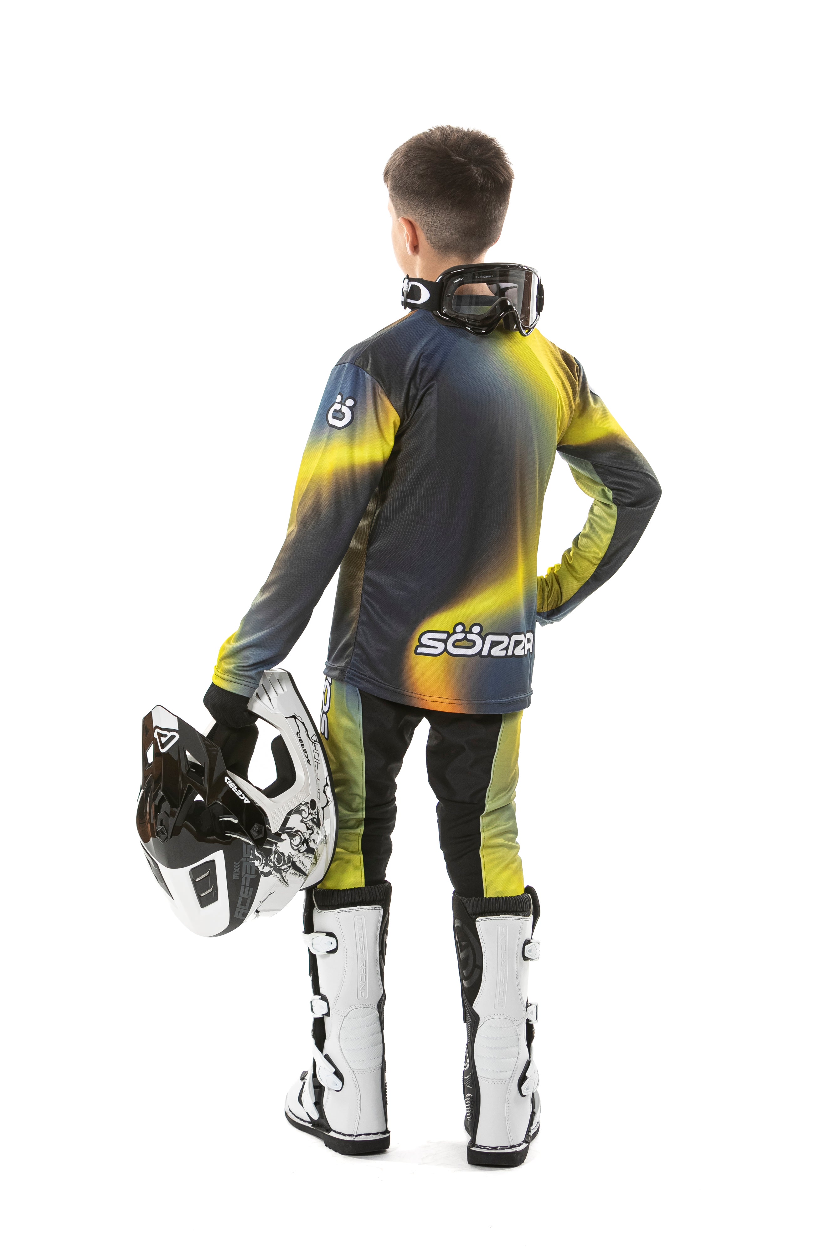 CONJUNTO ENDURO & MX JUNIOR GRIS