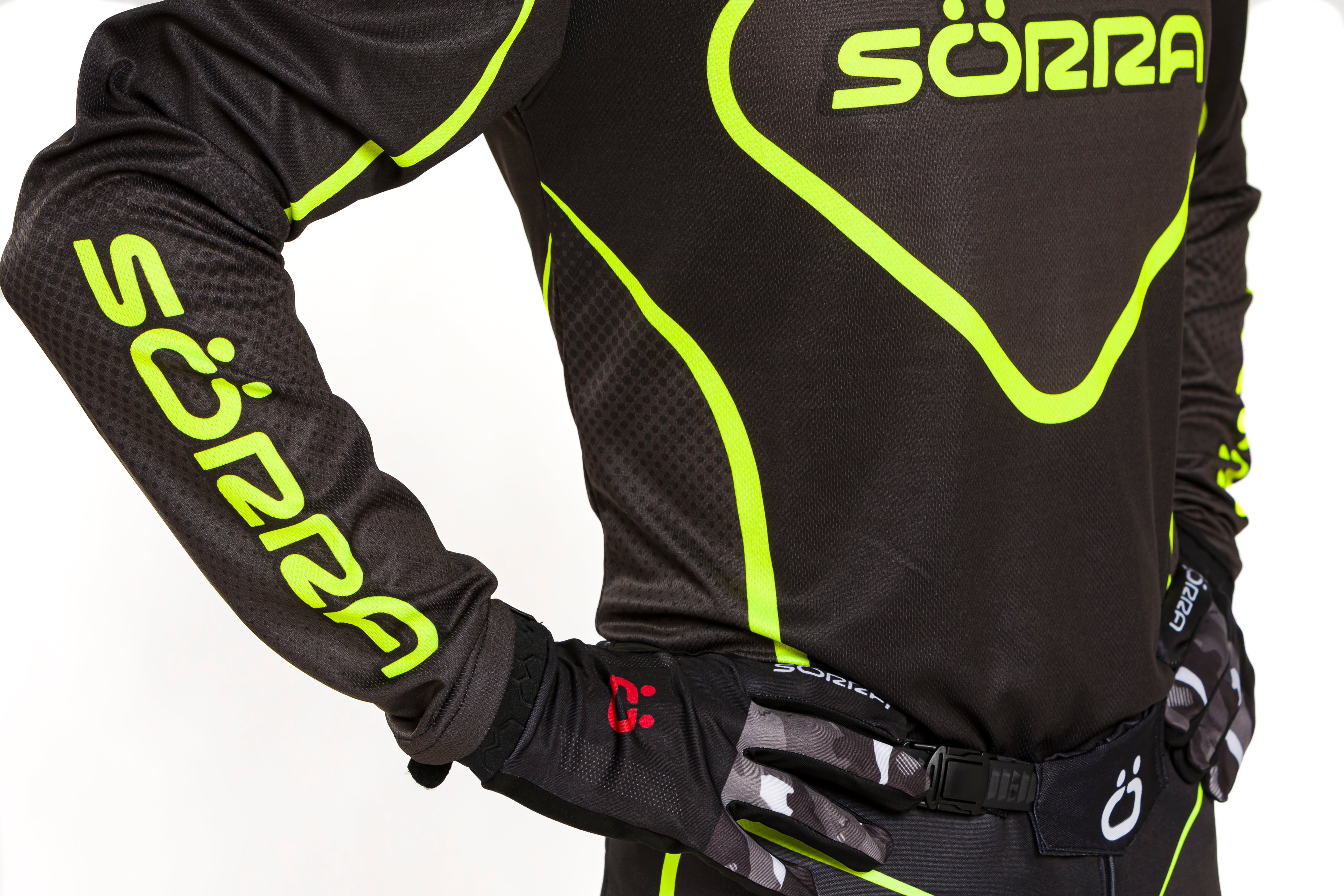 T-Shirt Trial Sörra 1 Racing Black - Yellow