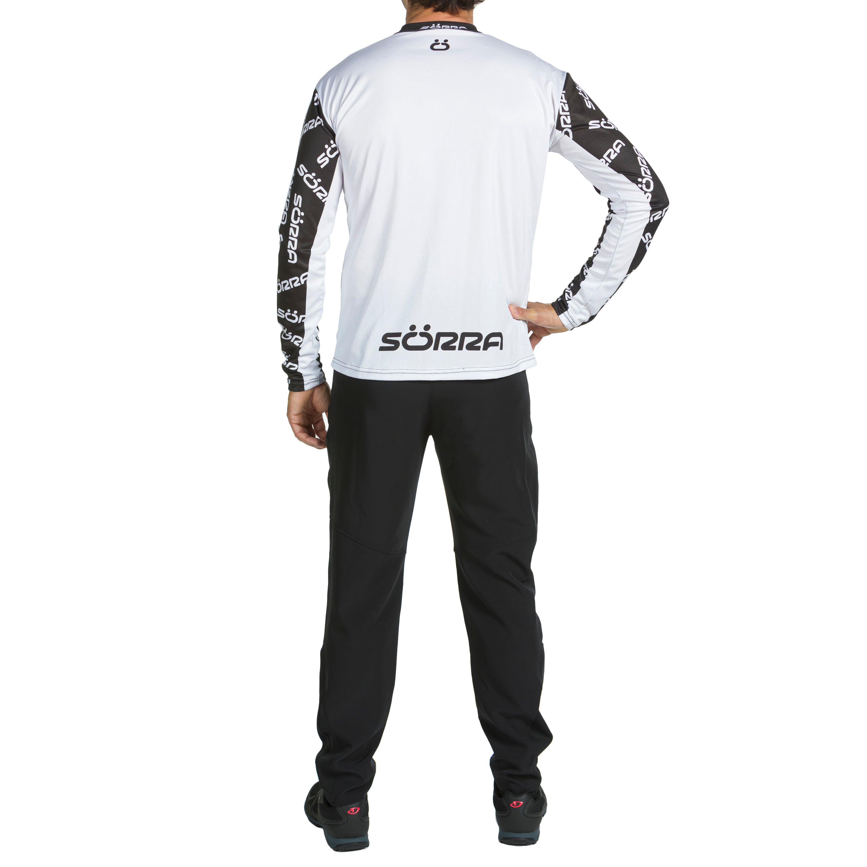 Conjunto de Ropa MTB 2 Letras Blanca
