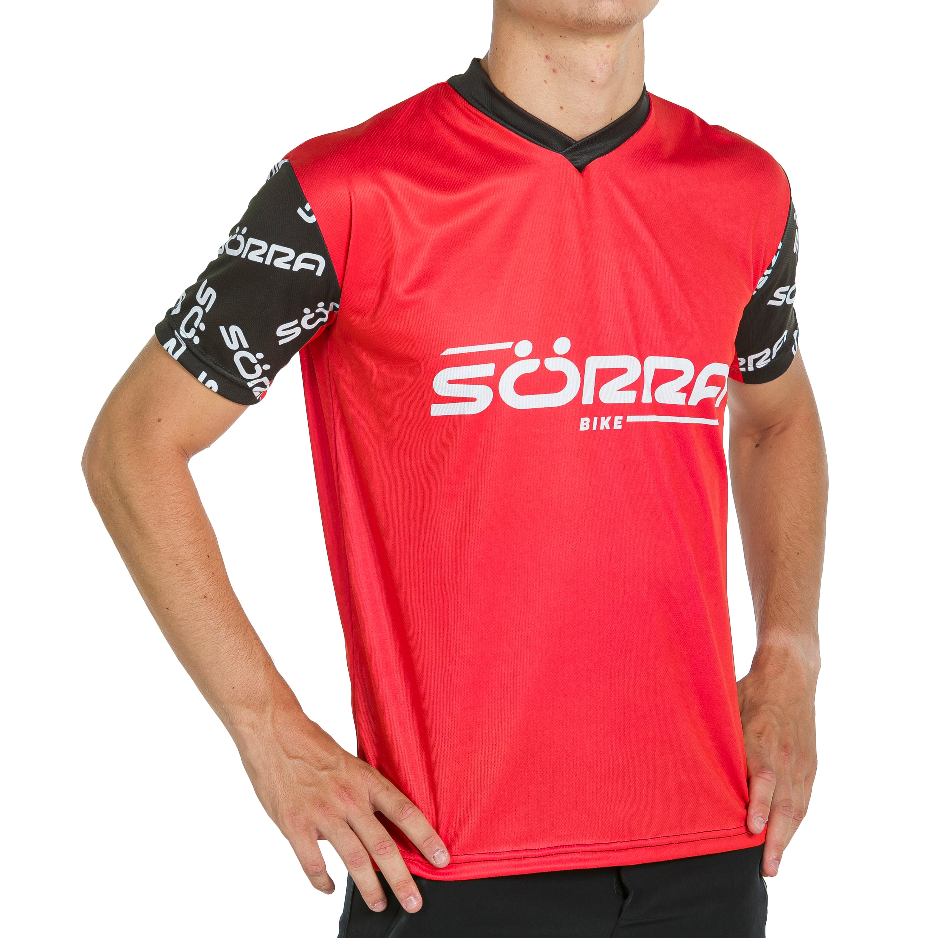 MTB Clothing Set SS 2 Letters Red