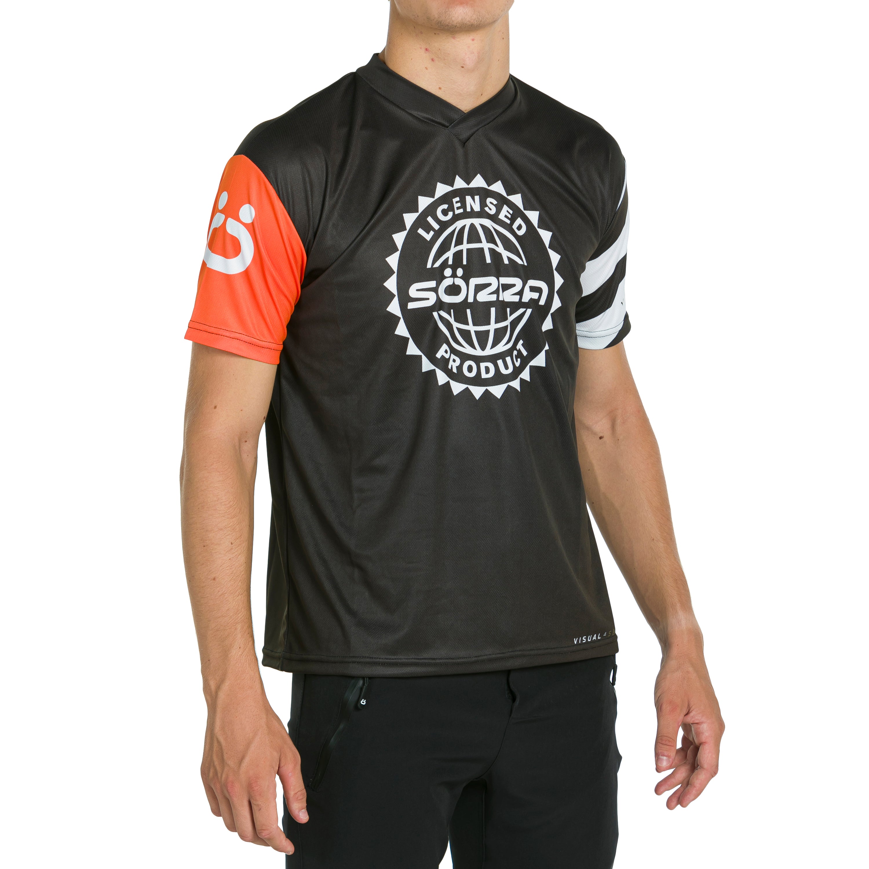 Conjunto de Ropa MTB SS 2 Serie Visual Naranja