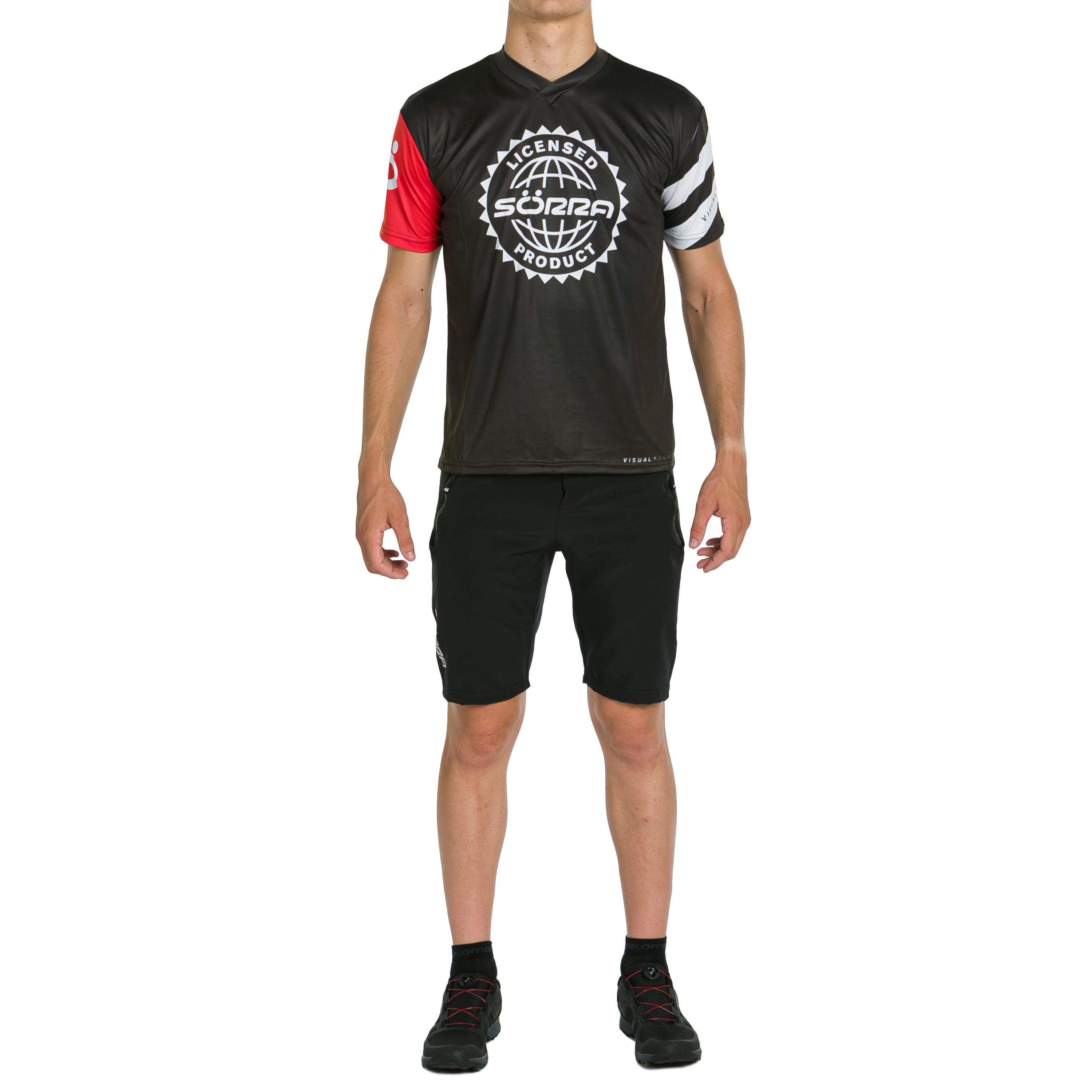 MTB CLOTHING SET SS 2 VISUAL SERIES RED