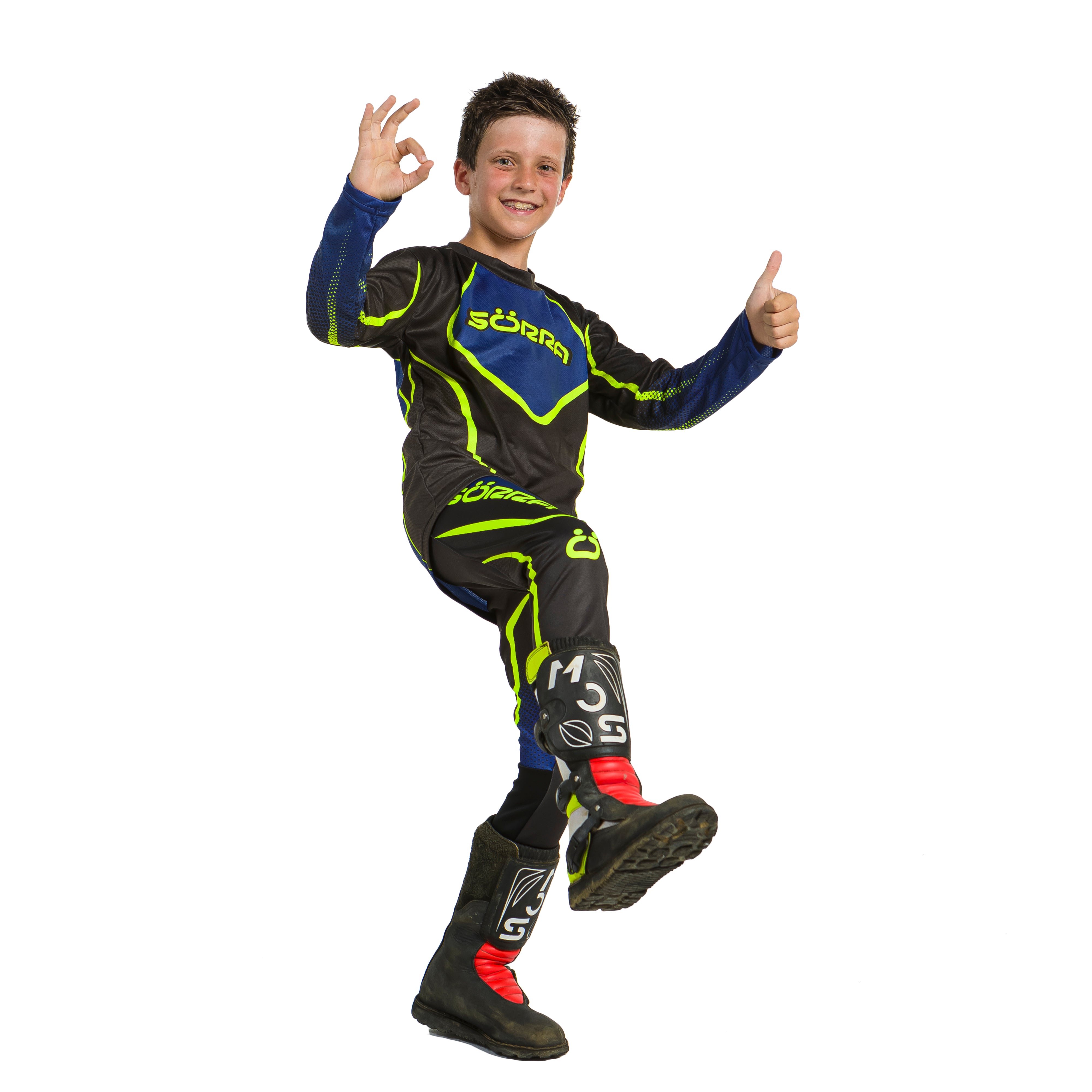 TRIAL CLOTHING SET 2 JUNIOR SHERCO
