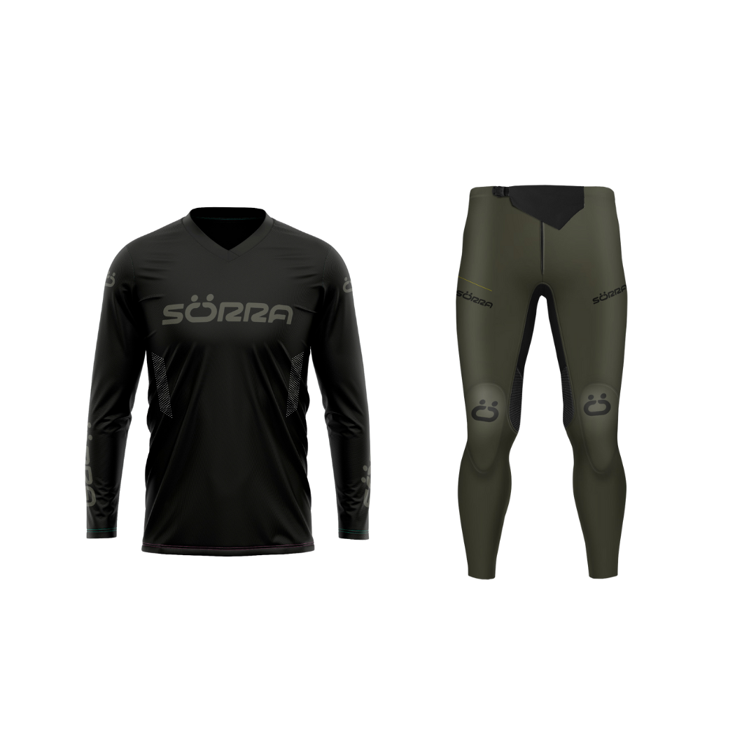 ENSEMBLE DE VÊTEMENTS TRIAL 2 RACING MINIMAL KAKI