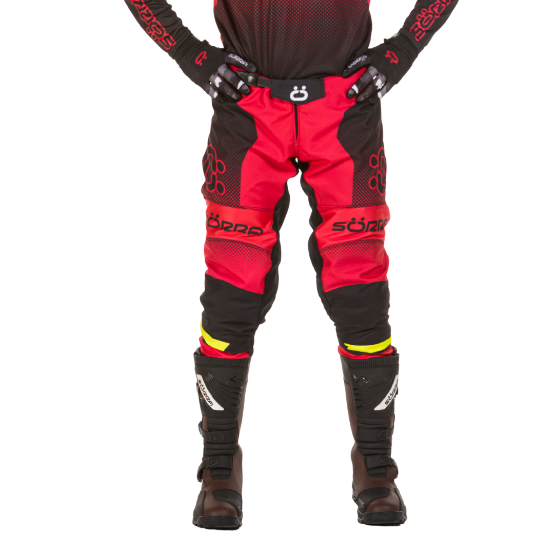 PANTALONES ENDURO FLOW ROJO