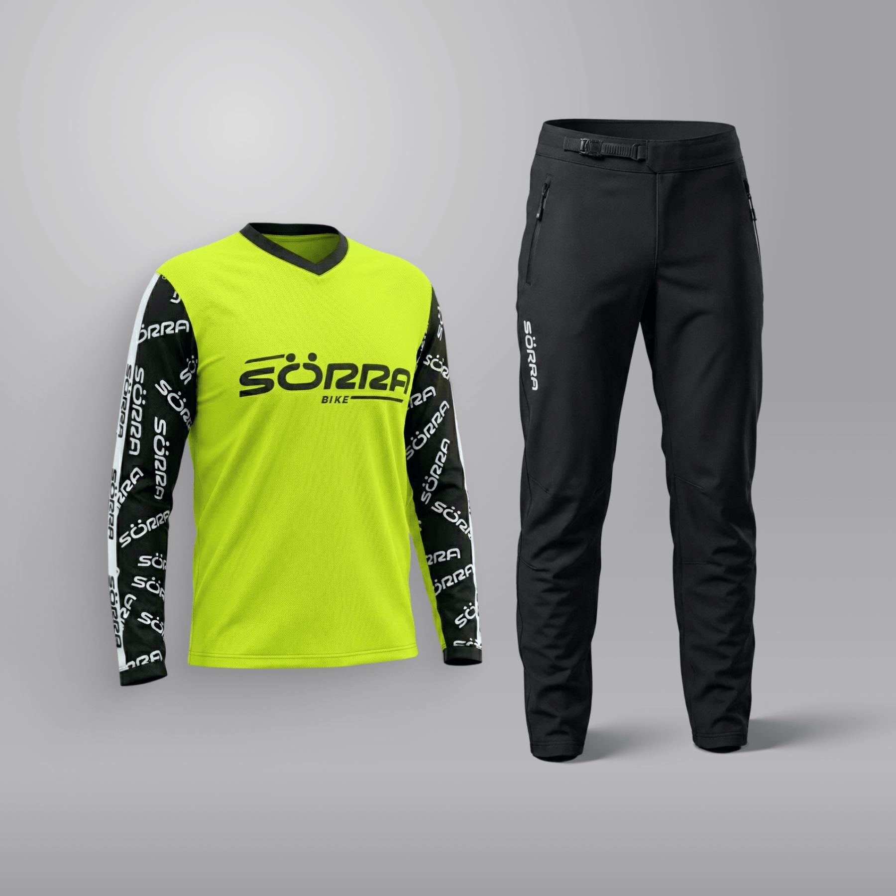 MTB Clothing Set 2 Letters Fluor