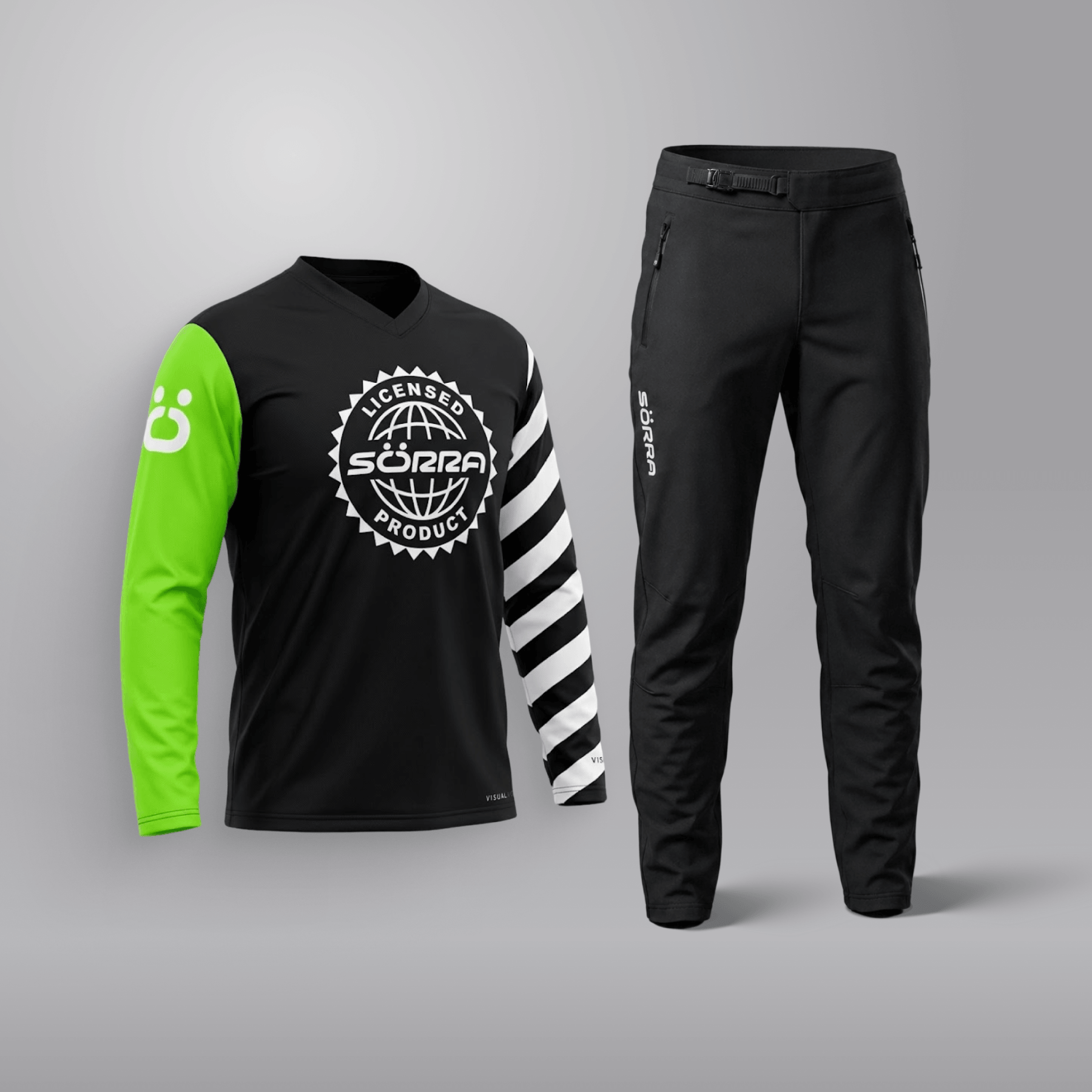 MTB Clothing Set 2 Visual Series Green