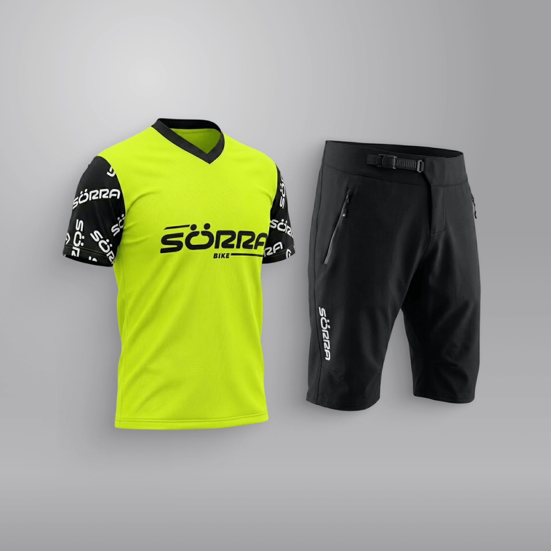 MTB Clothing Set SS 2 Letters Fluor