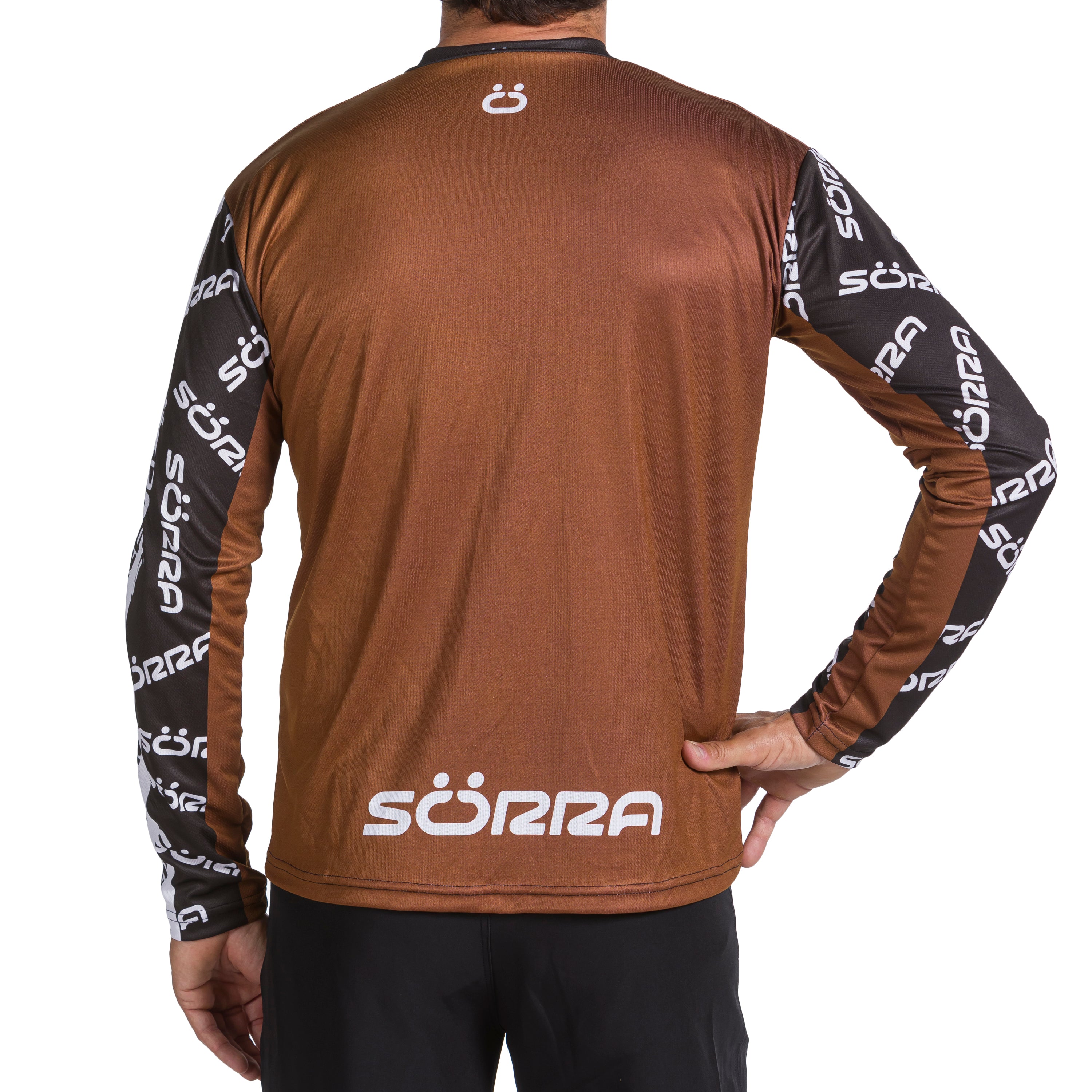 CAMISETA MTB SÖRRA LETTERS MARRÓN