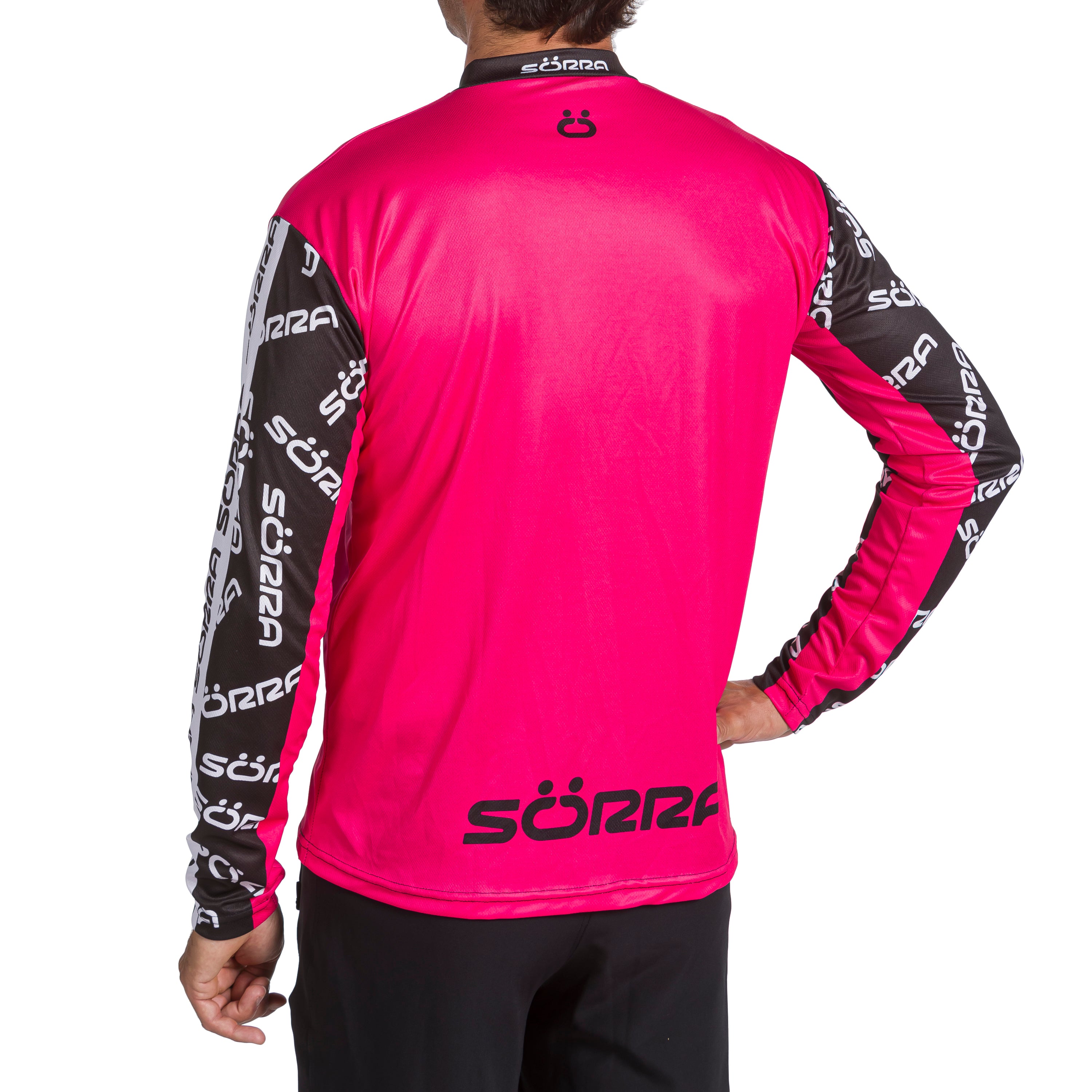 CAMISETA MTB SÖRRA LETTERS ROSA