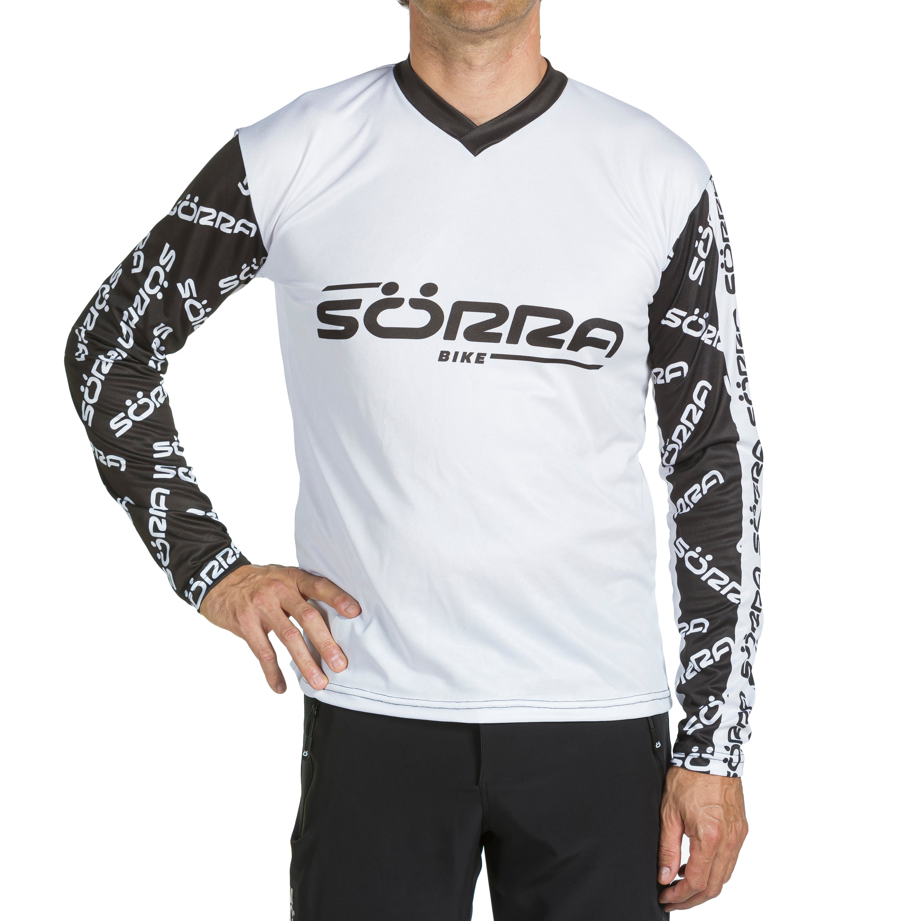CAMISETA MTB SÖRRA LETTERS BLANCO