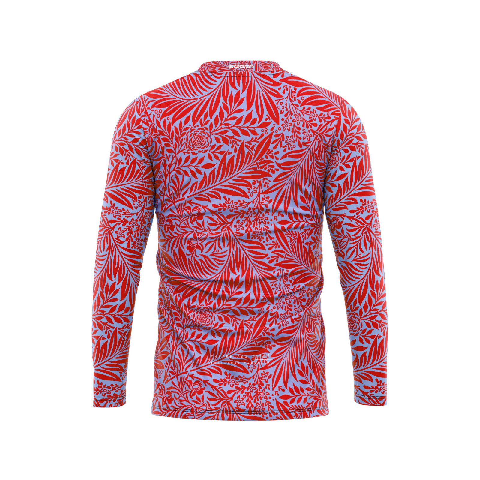 T-SHIRT MTB SÖRRA TROPIC RED-BLUE