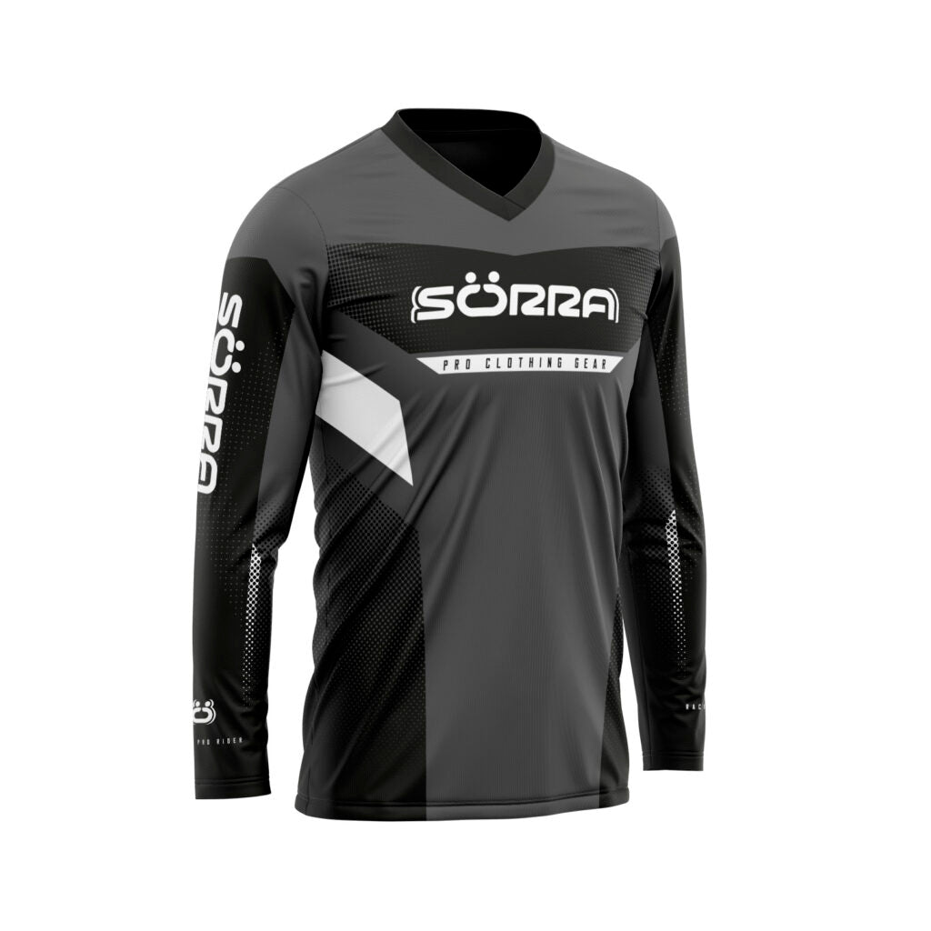 CAMISETA TRIAL SÖRRA 2 RACING BLANCO Y NEGRO