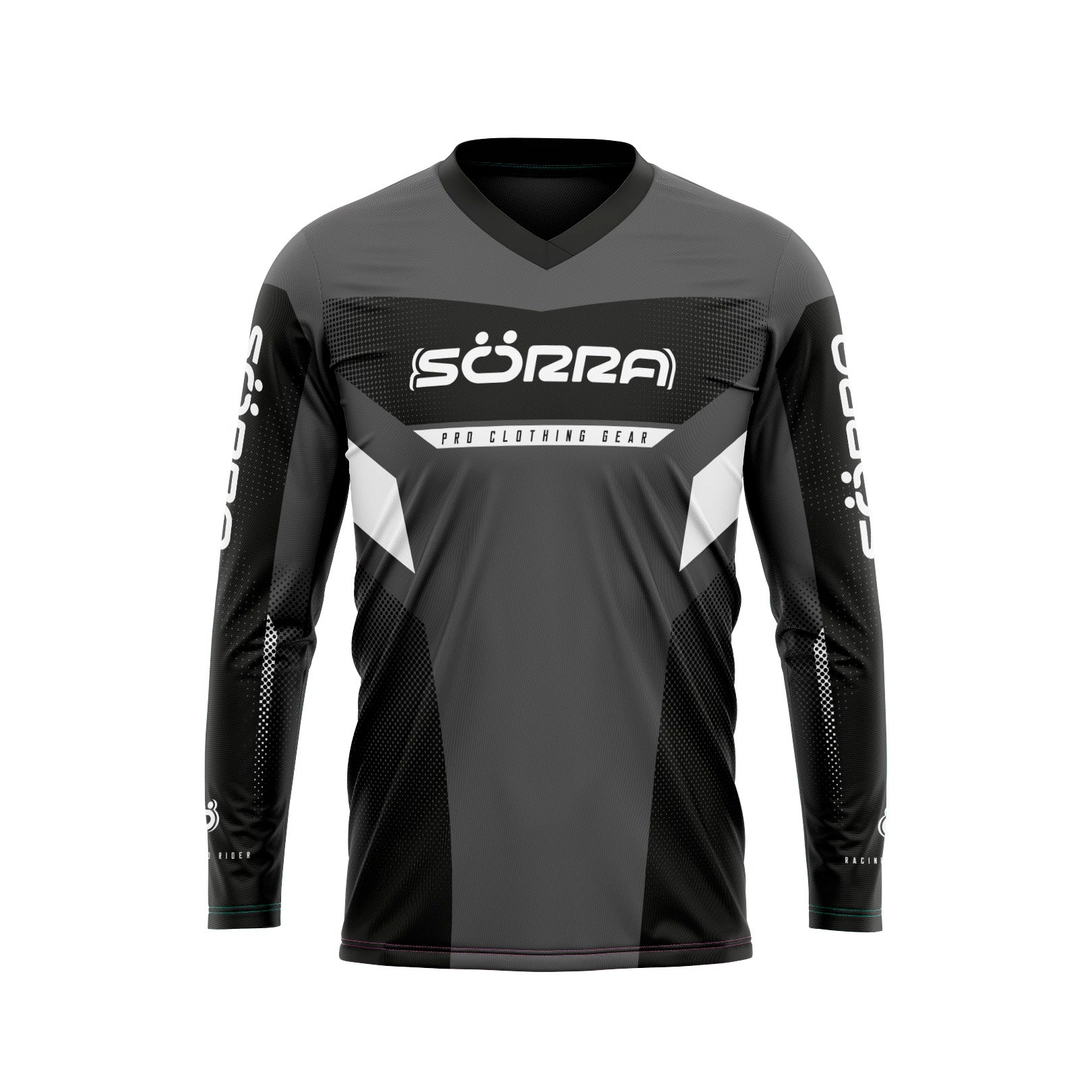 CAMISETA TRIAL SÖRRA 2 RACING BLANCO Y NEGRO