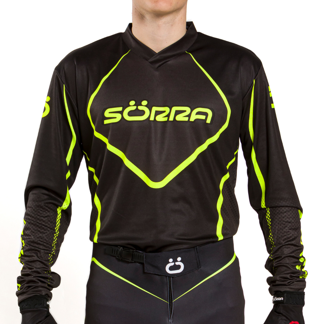T-Shirt Trial Sörra 1 Racing Black - Yellow