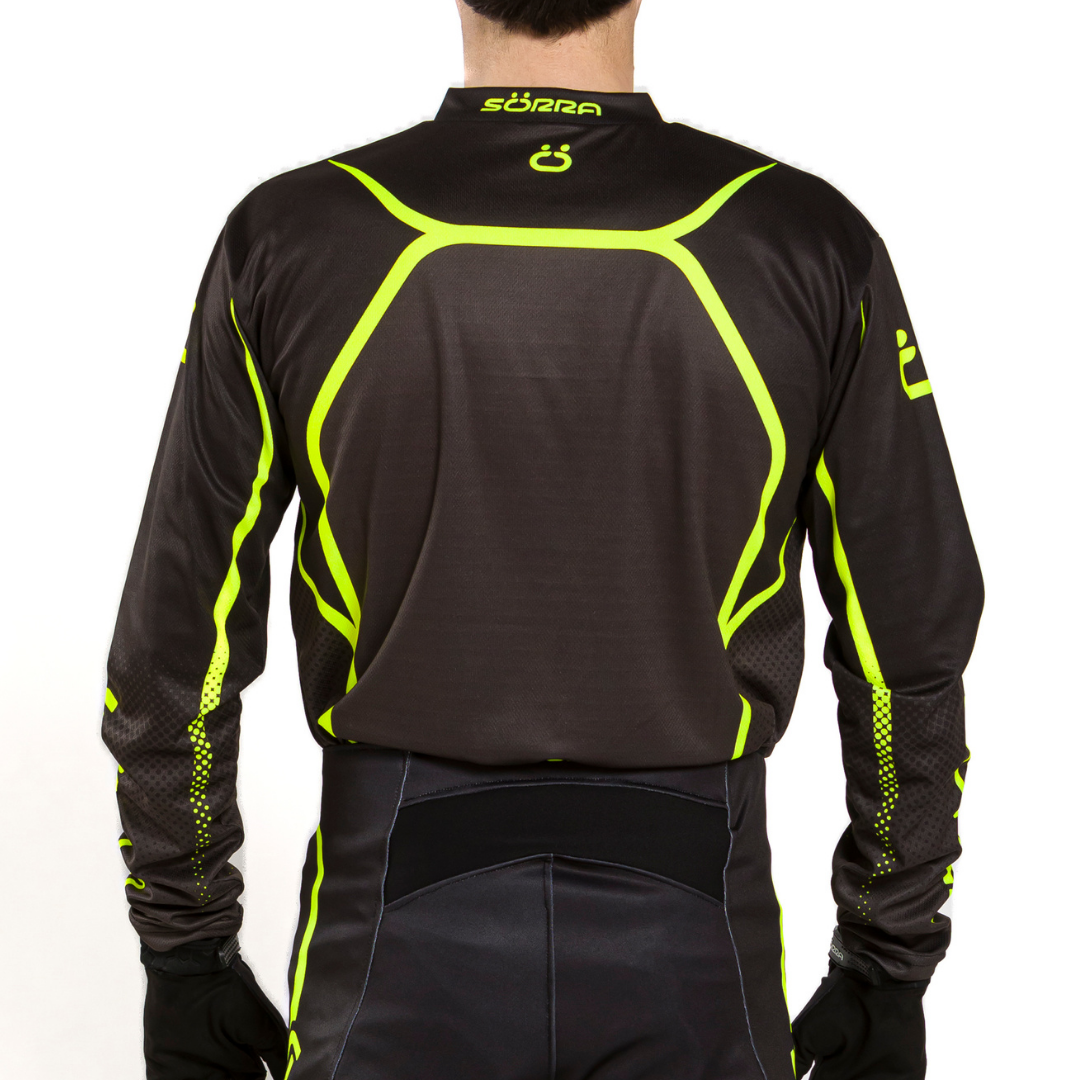 T-Shirt Trial Sörra 1 Racing Black - Yellow