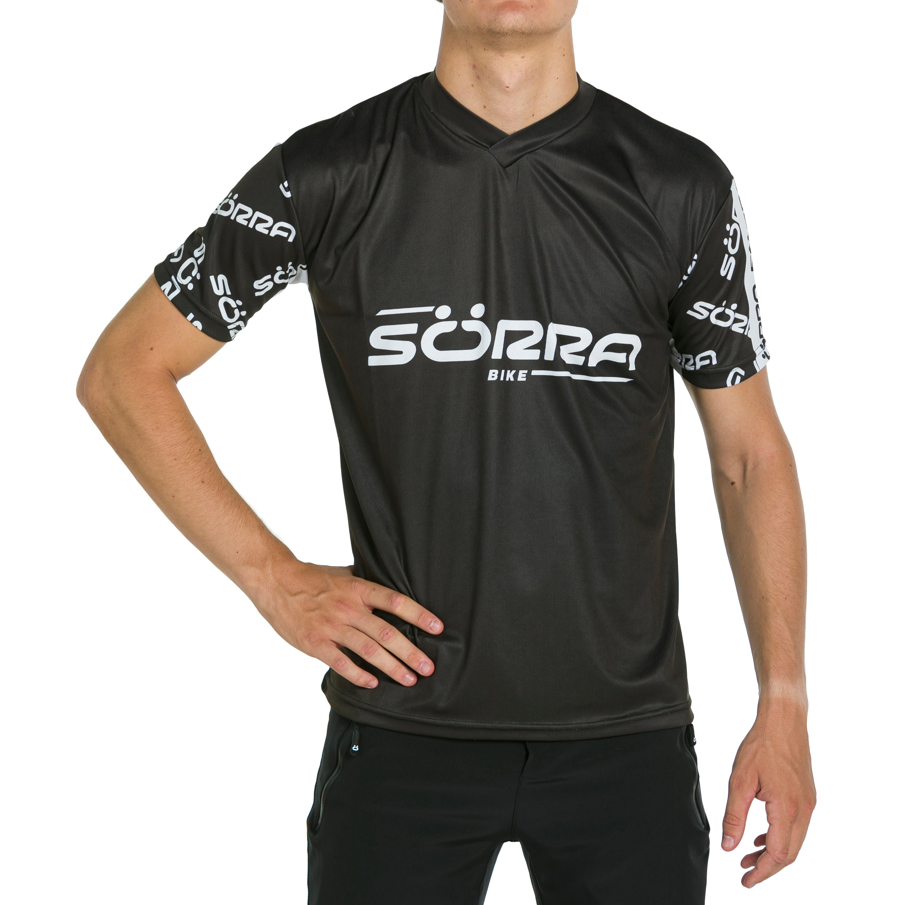 T-SHIRT SS MTB SÖRRA LETTERS BROWN
