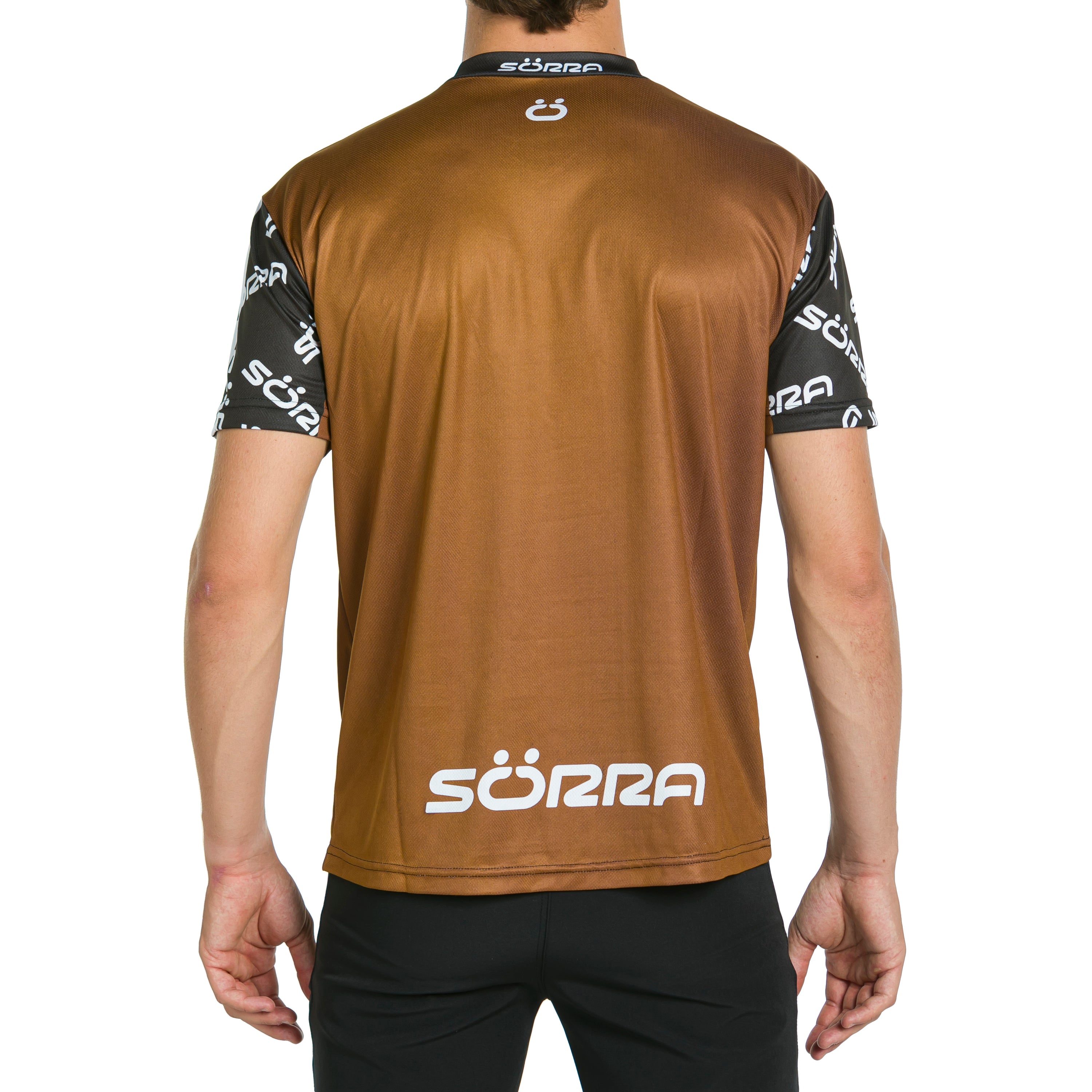 T-SHIRT SS MTB SÖRRA LETTERS BROWN