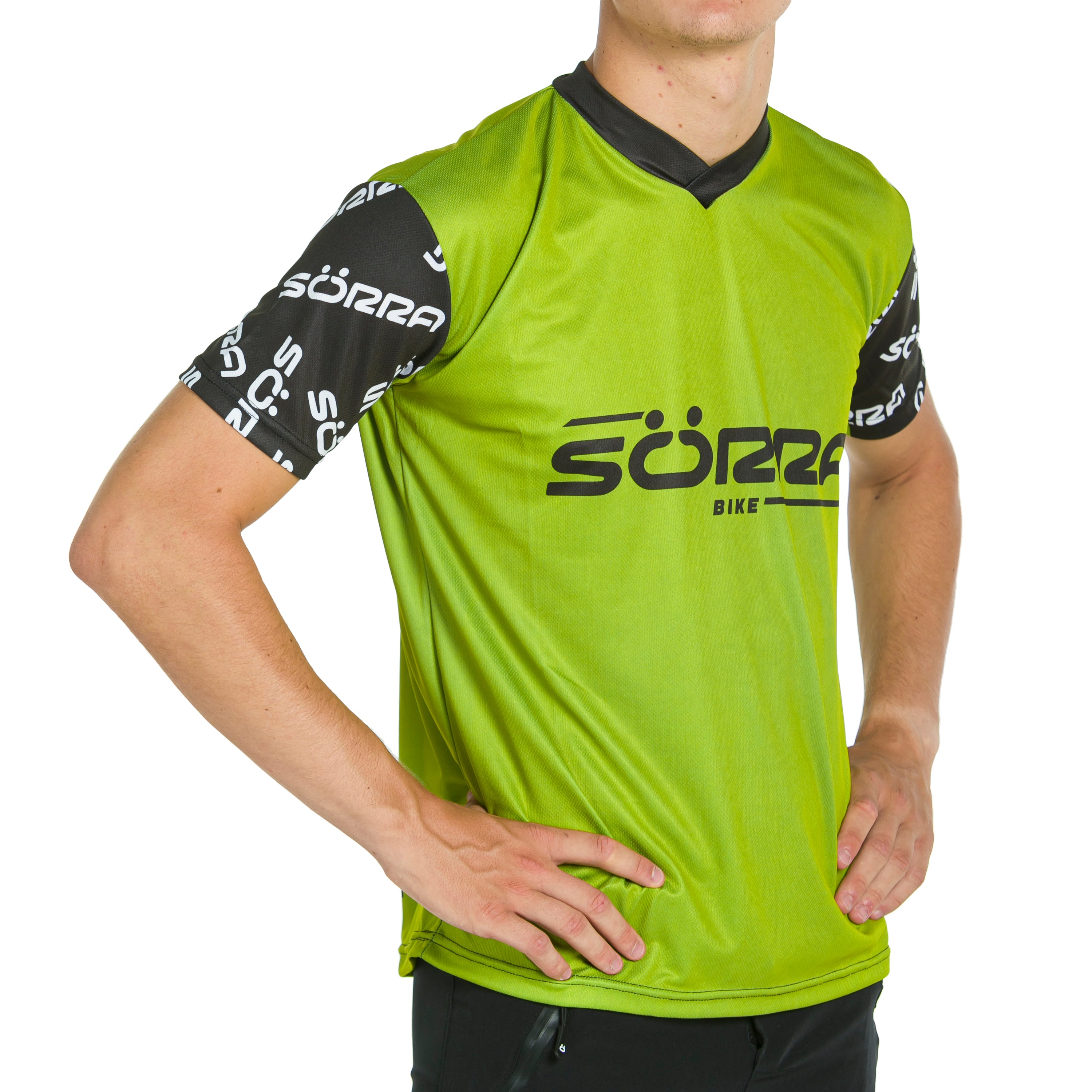 T-SHIRT SS MTB SÖRRA LETTERS GREEN