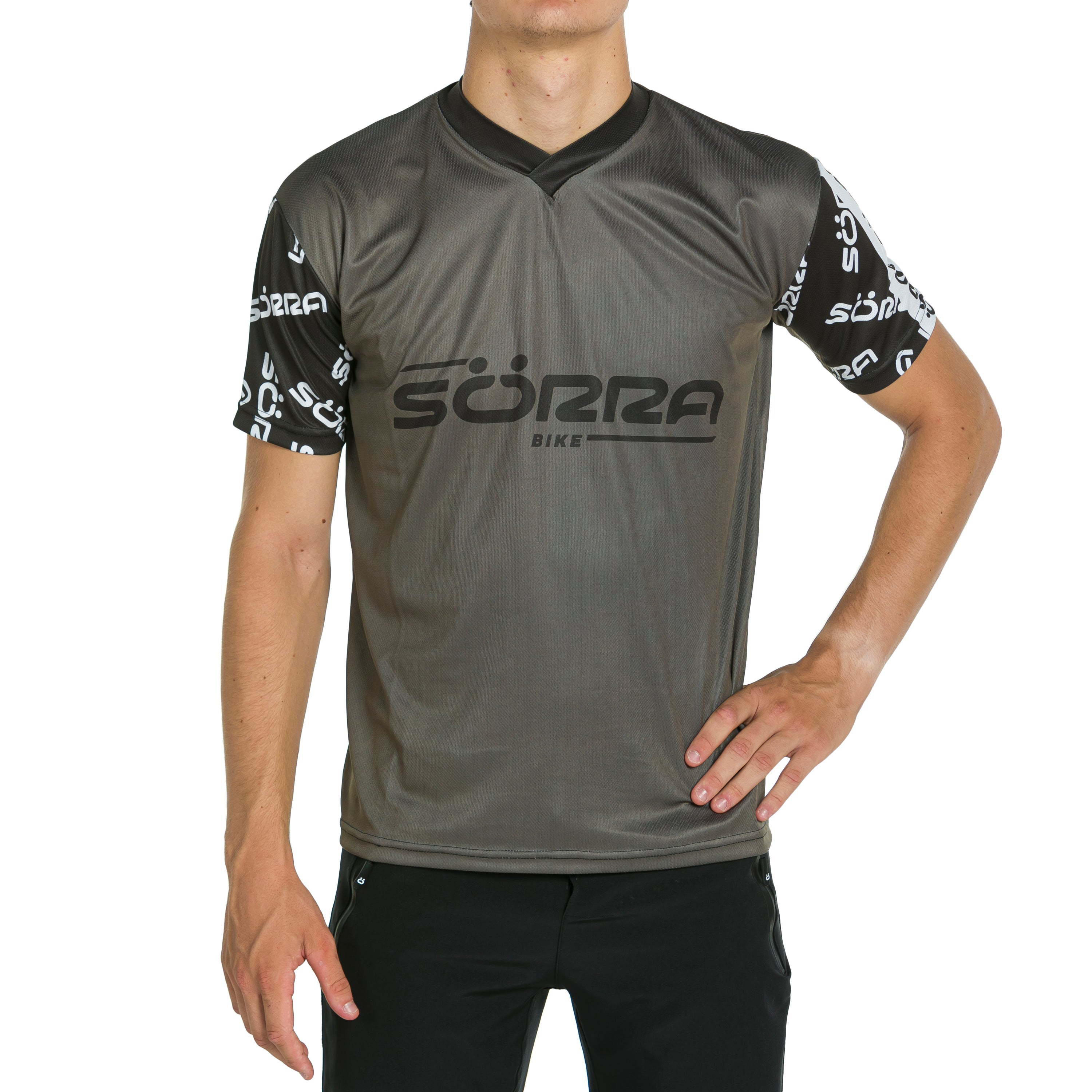 T-SHIRT SS MTB SÖRRA LETTERS BROWN