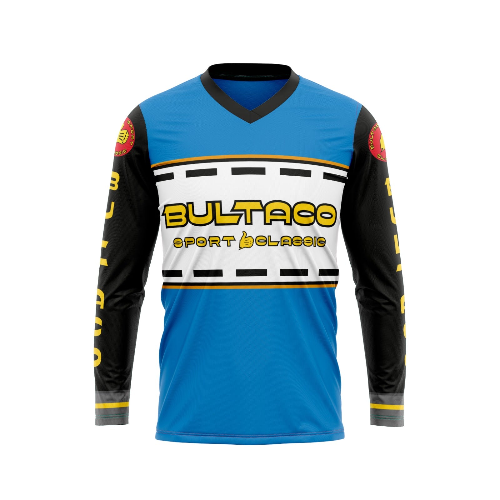 T-SHIRT TRIAL SÖRRA RACING CLASSIC BULTACO BLUE
