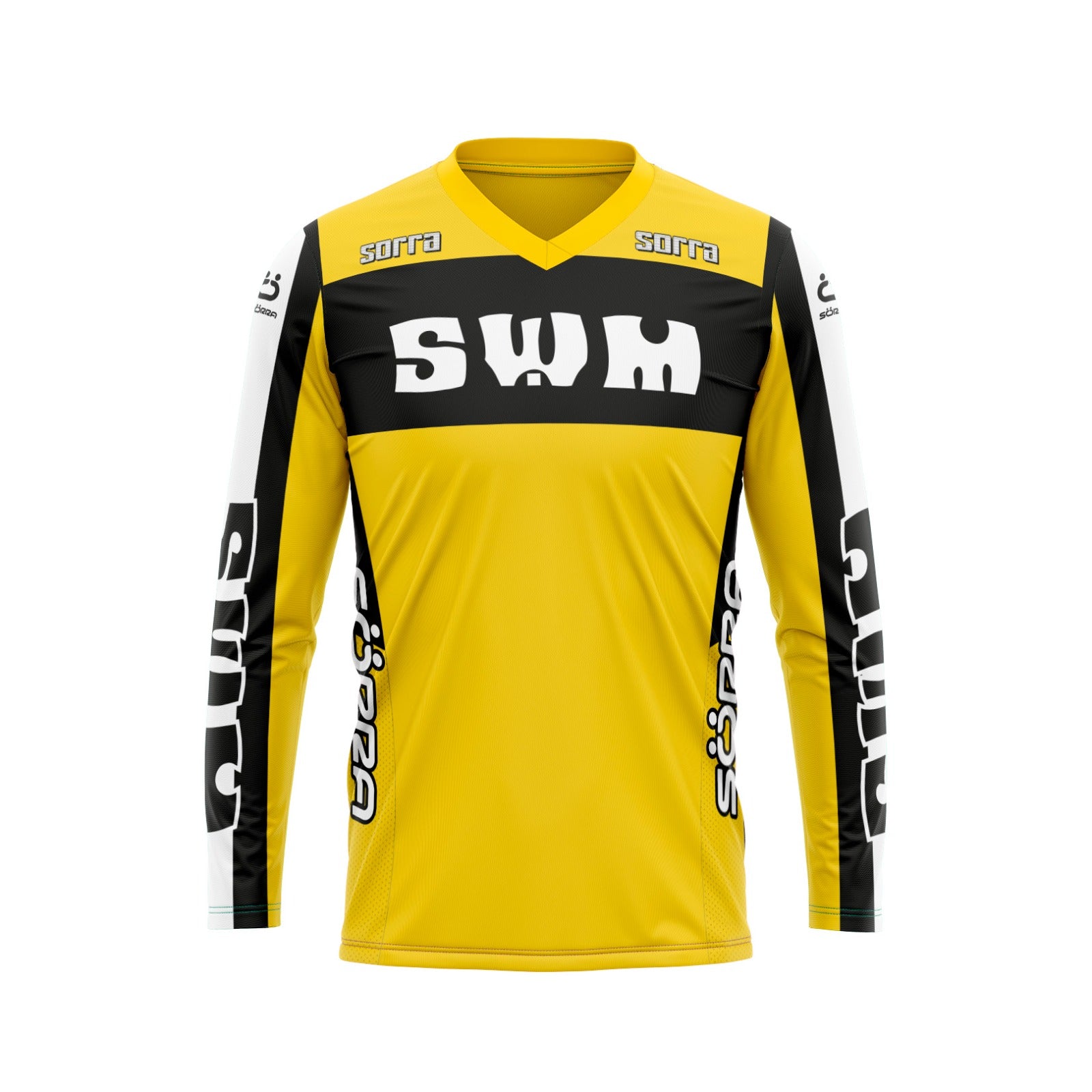T-SHIRT TRIAL SÖRRA RACING CLASSIC SWM YELLOW