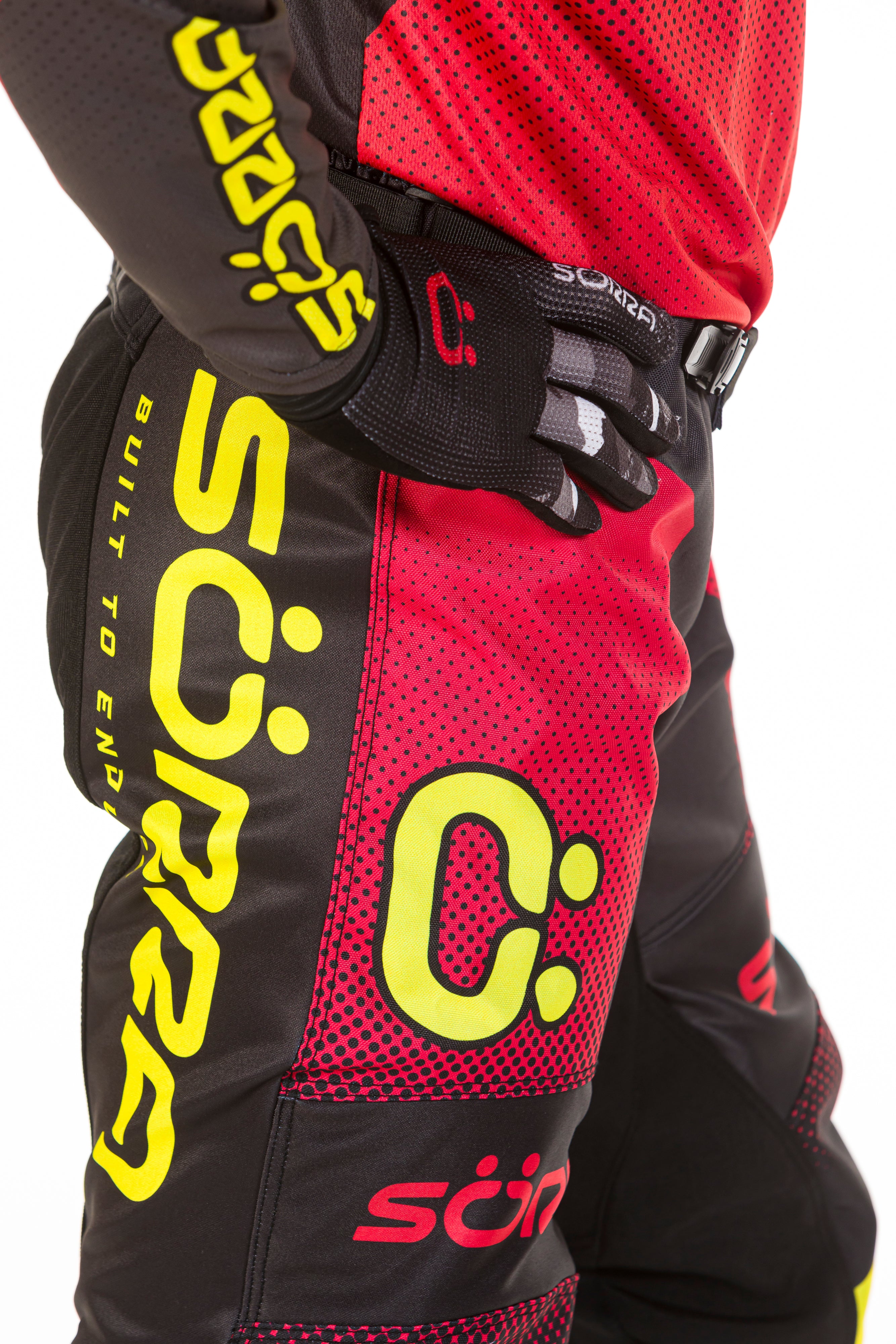 Conjunto Enduro 1 Rojo-Amarillo
