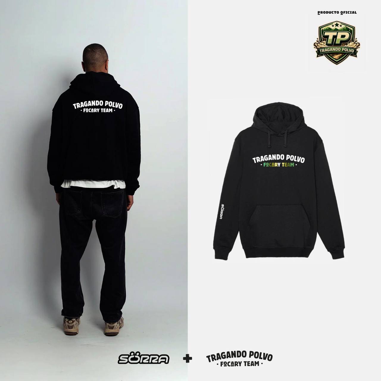 HOODIE TRAGANDO POLVO FOCARY TEAM