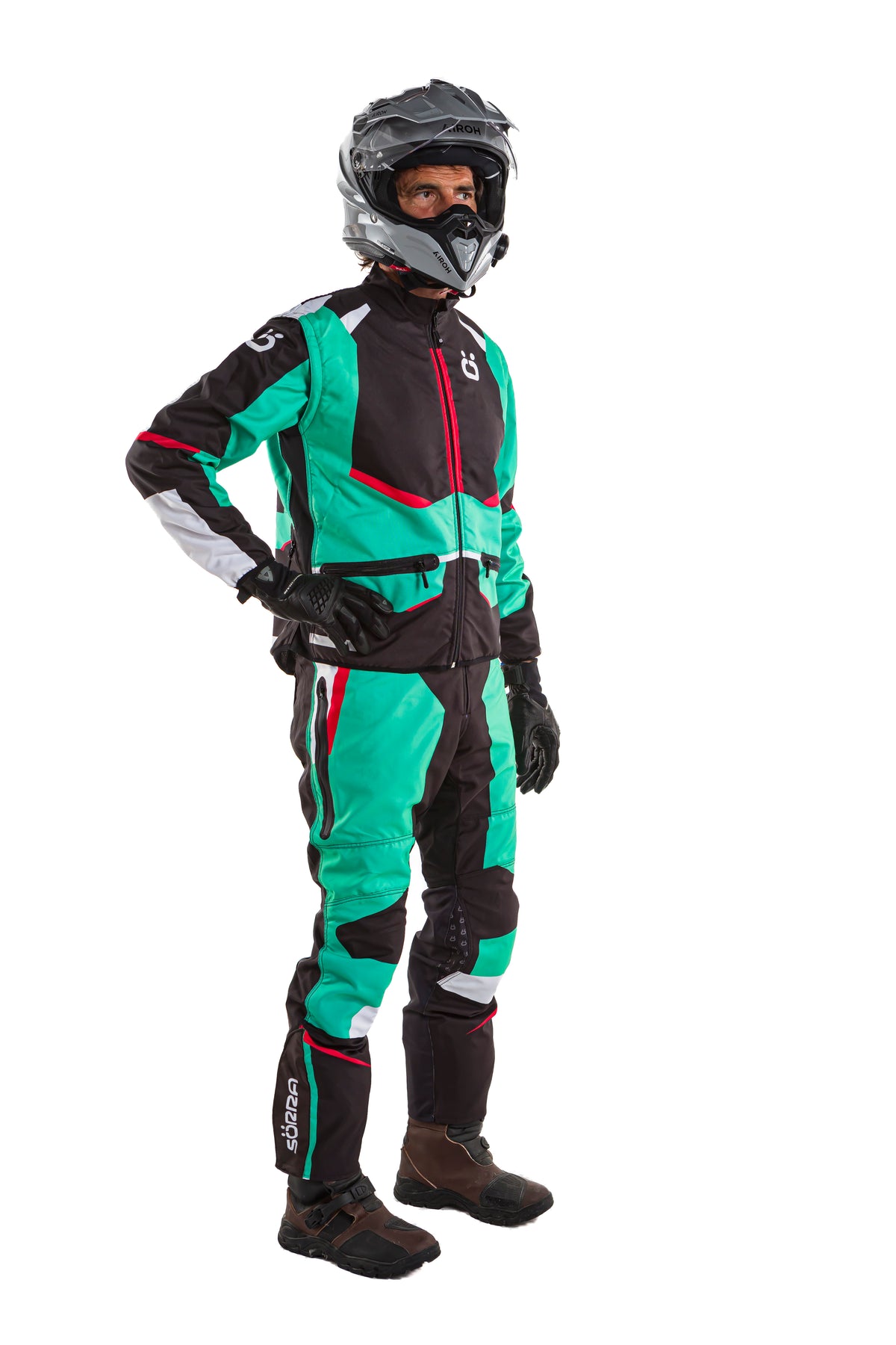 Kit de moto trail verde