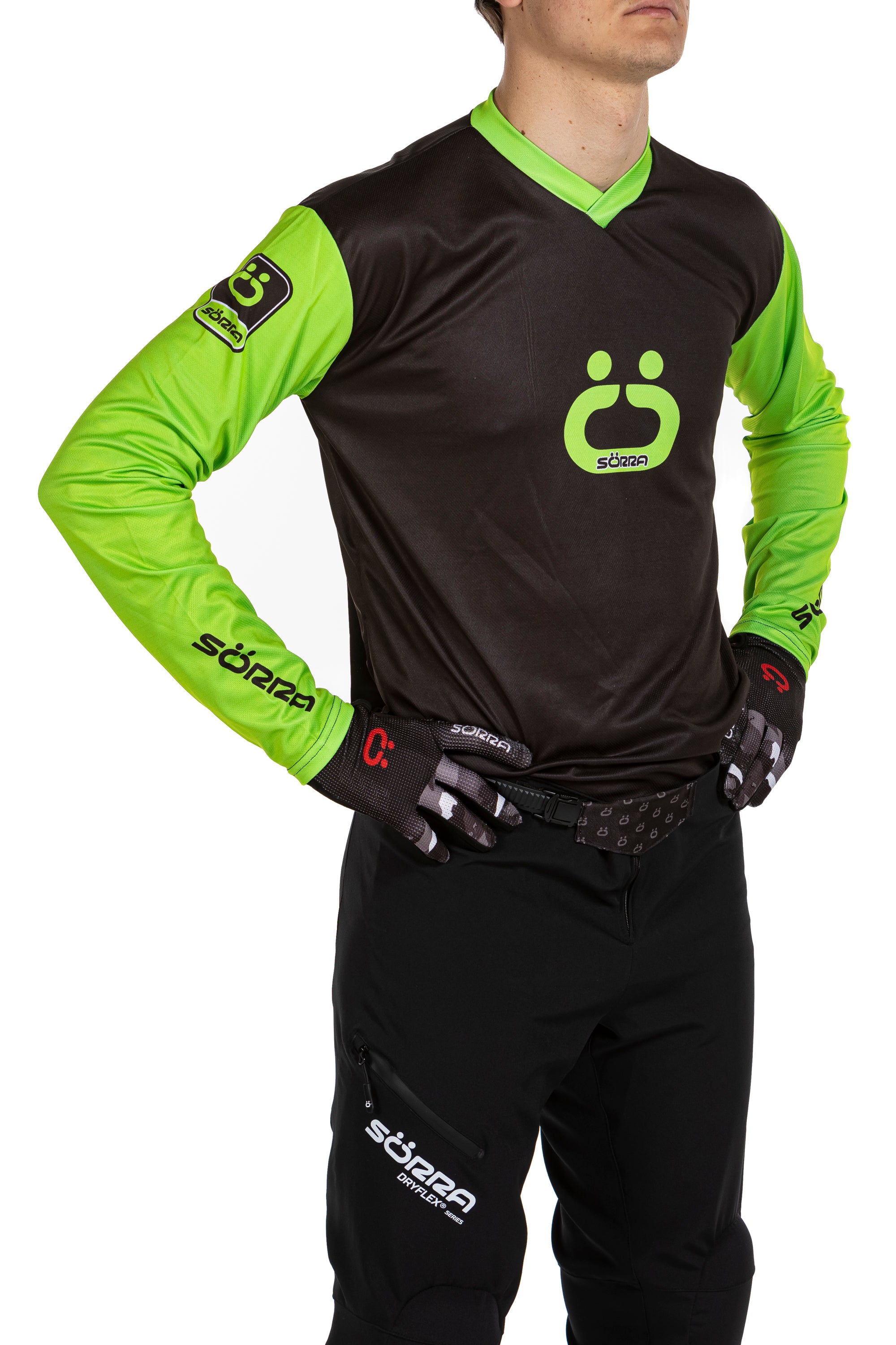 Conjunto de Ropa Trial X2 Sörra Dryflex Verde
