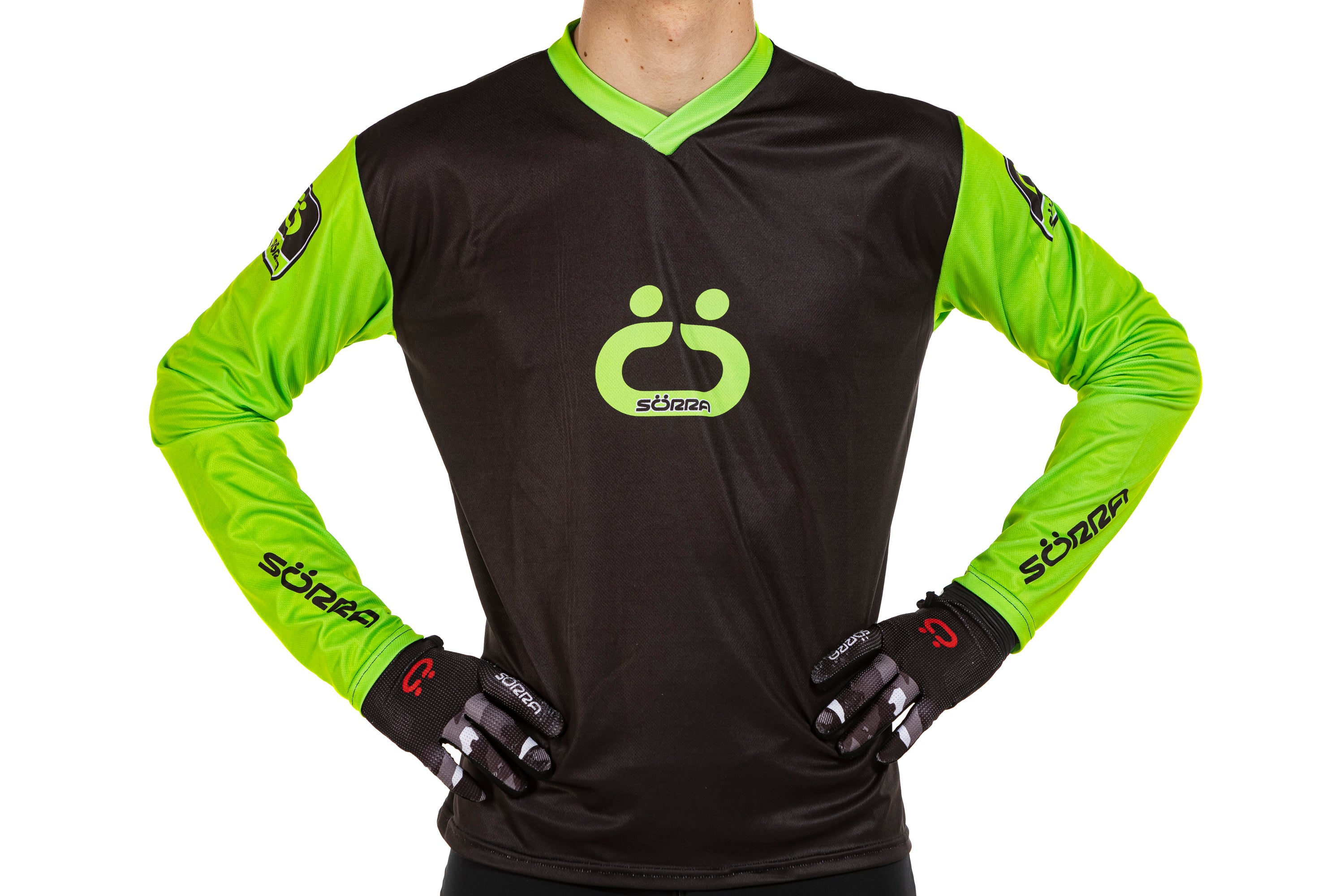 Conjunto de Ropa Trial X2 Sörra Dryflex Verde