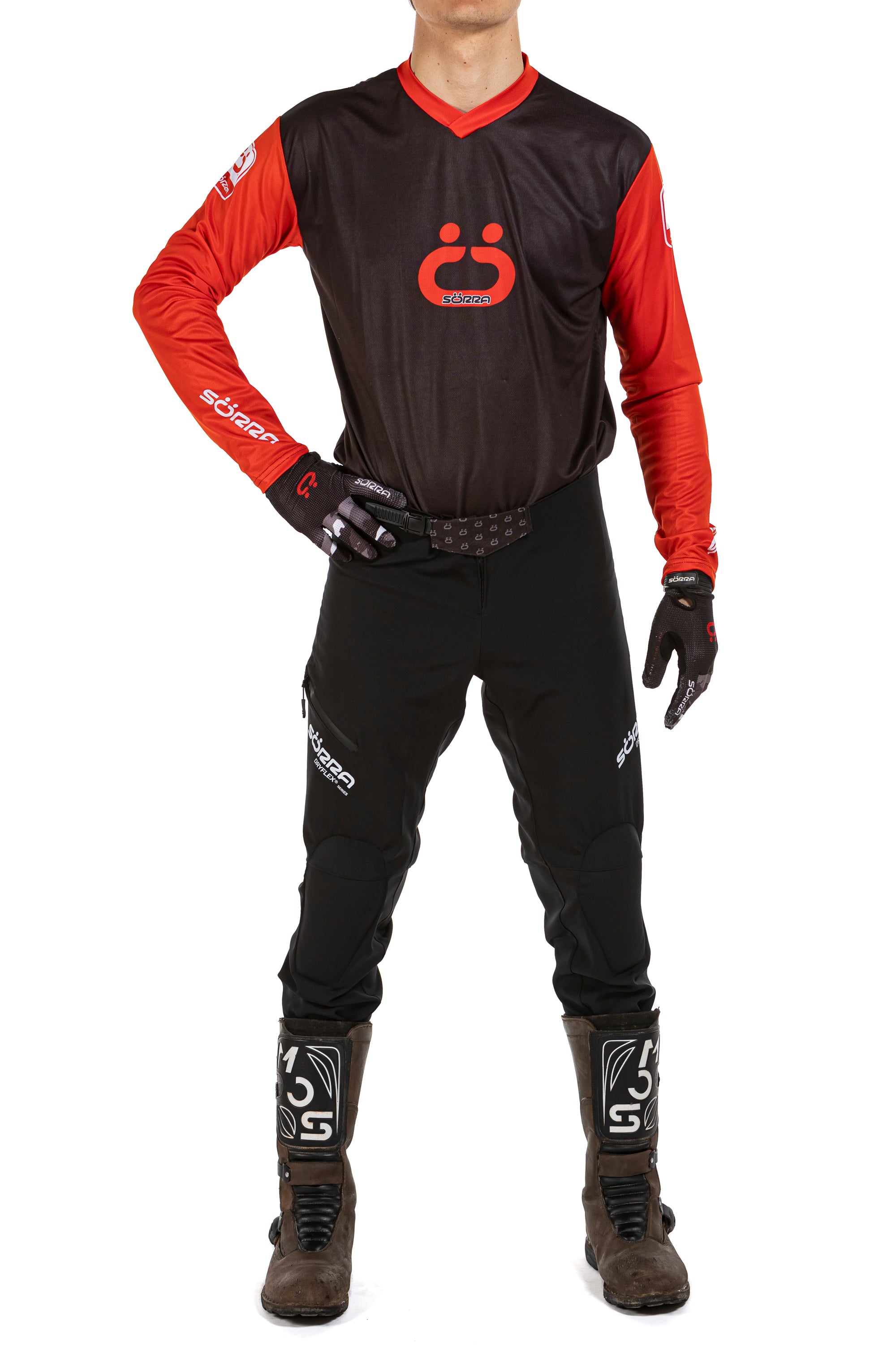 Conjunto de Ropa Trial X2 Sörra Dryflex Rojo