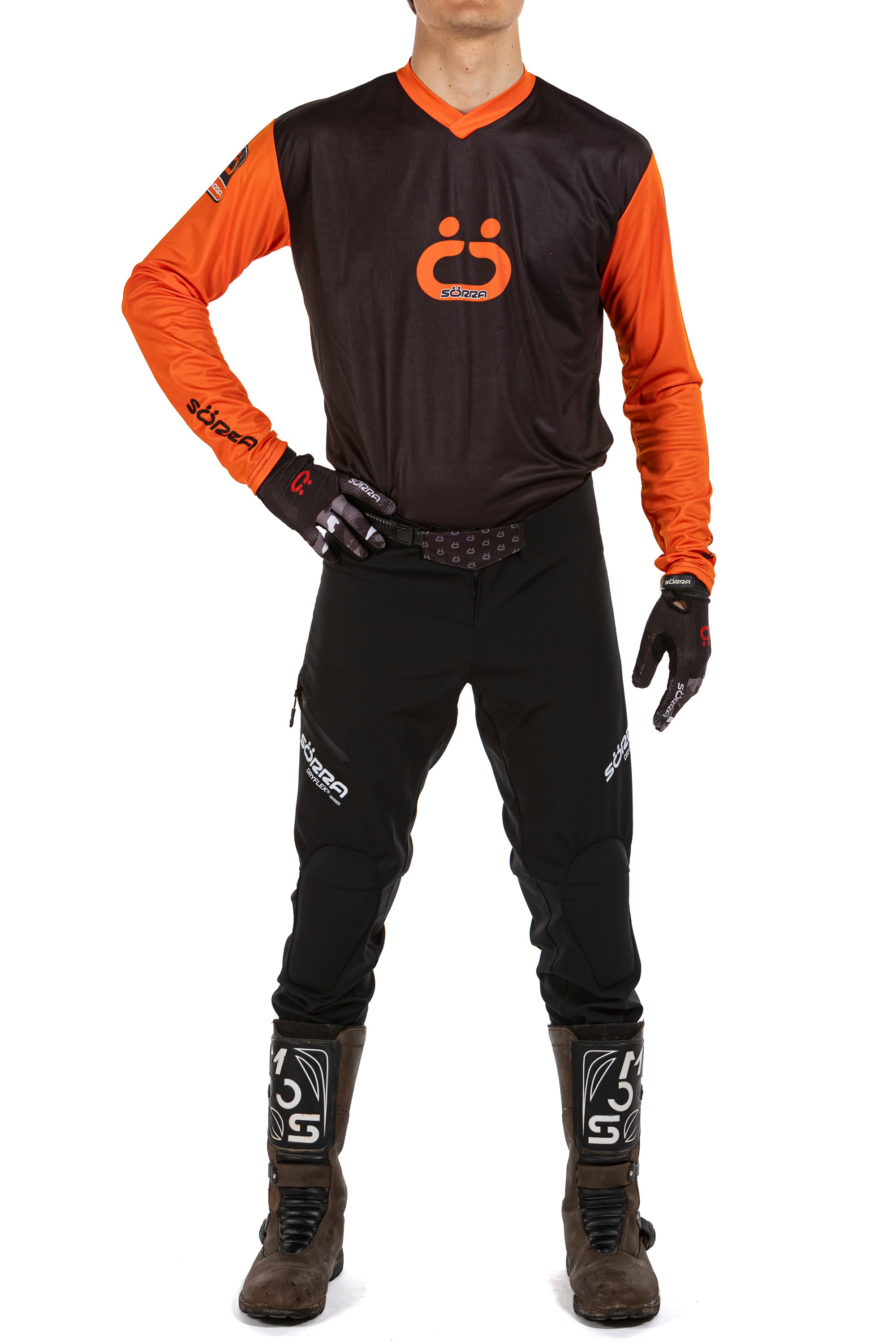 Conjunto de Ropa Trial X2 Sörra Dryflex Naranja