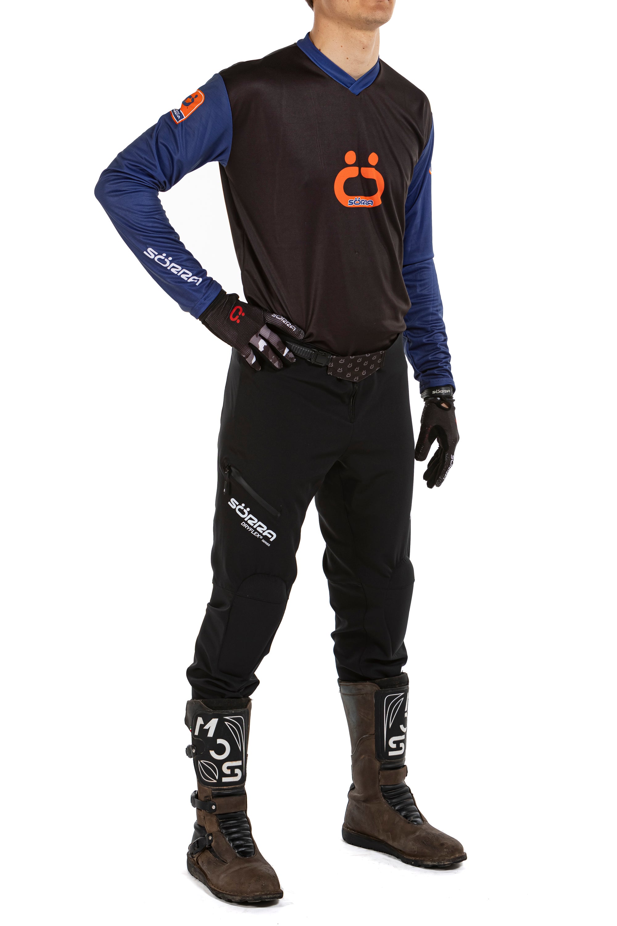 Conjunto de Ropa Trial X2 Sörra Dryflex Azul Original