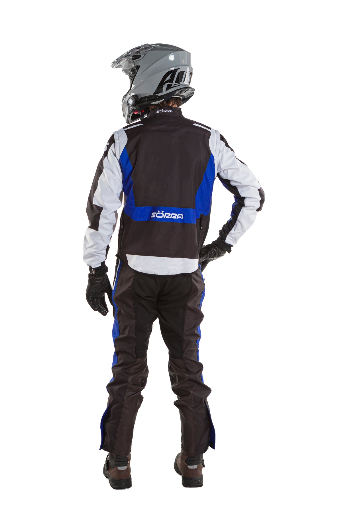 Kit de moto trail azul