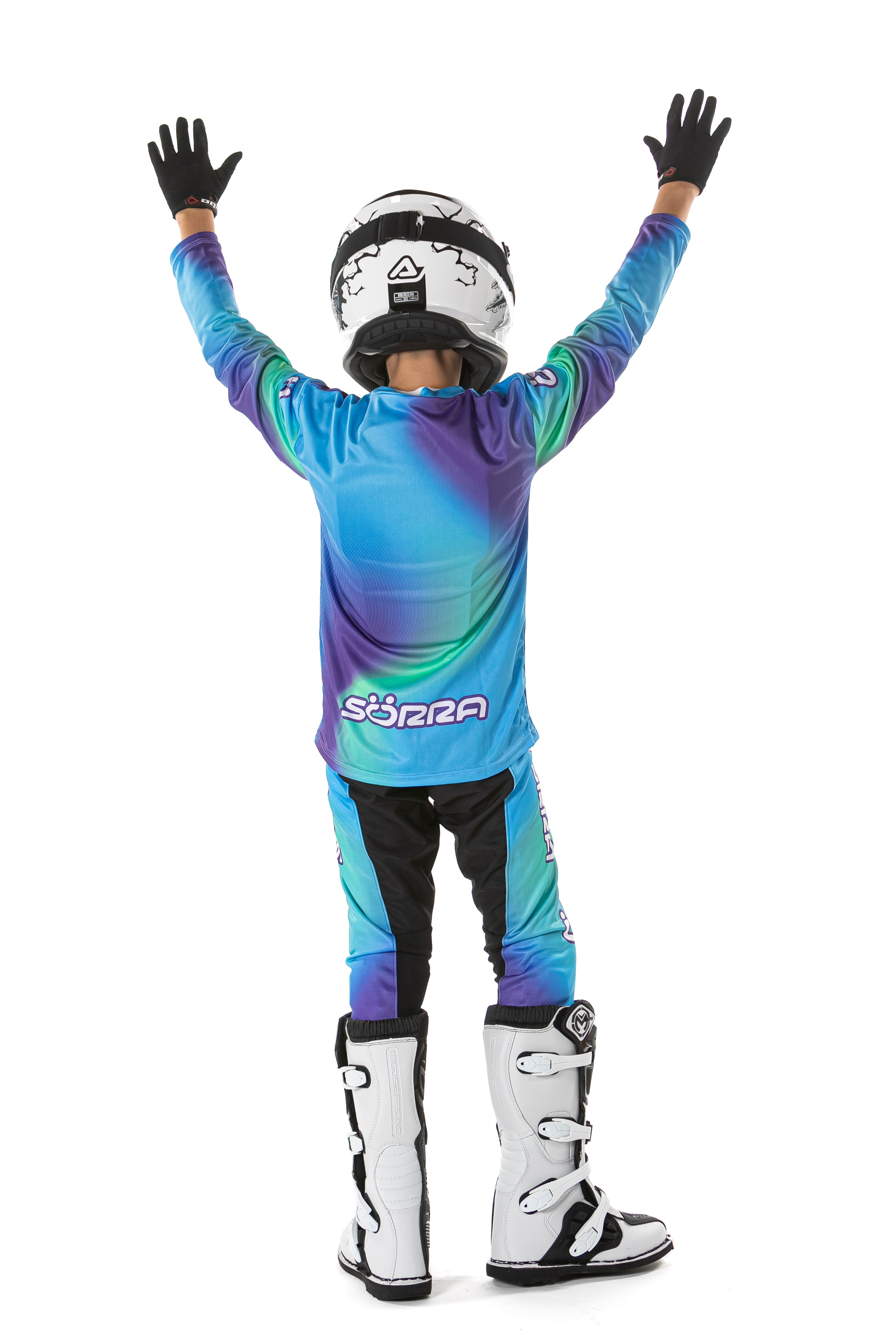 CONJUNTO ENDURO & MX JUNIOR AZUL