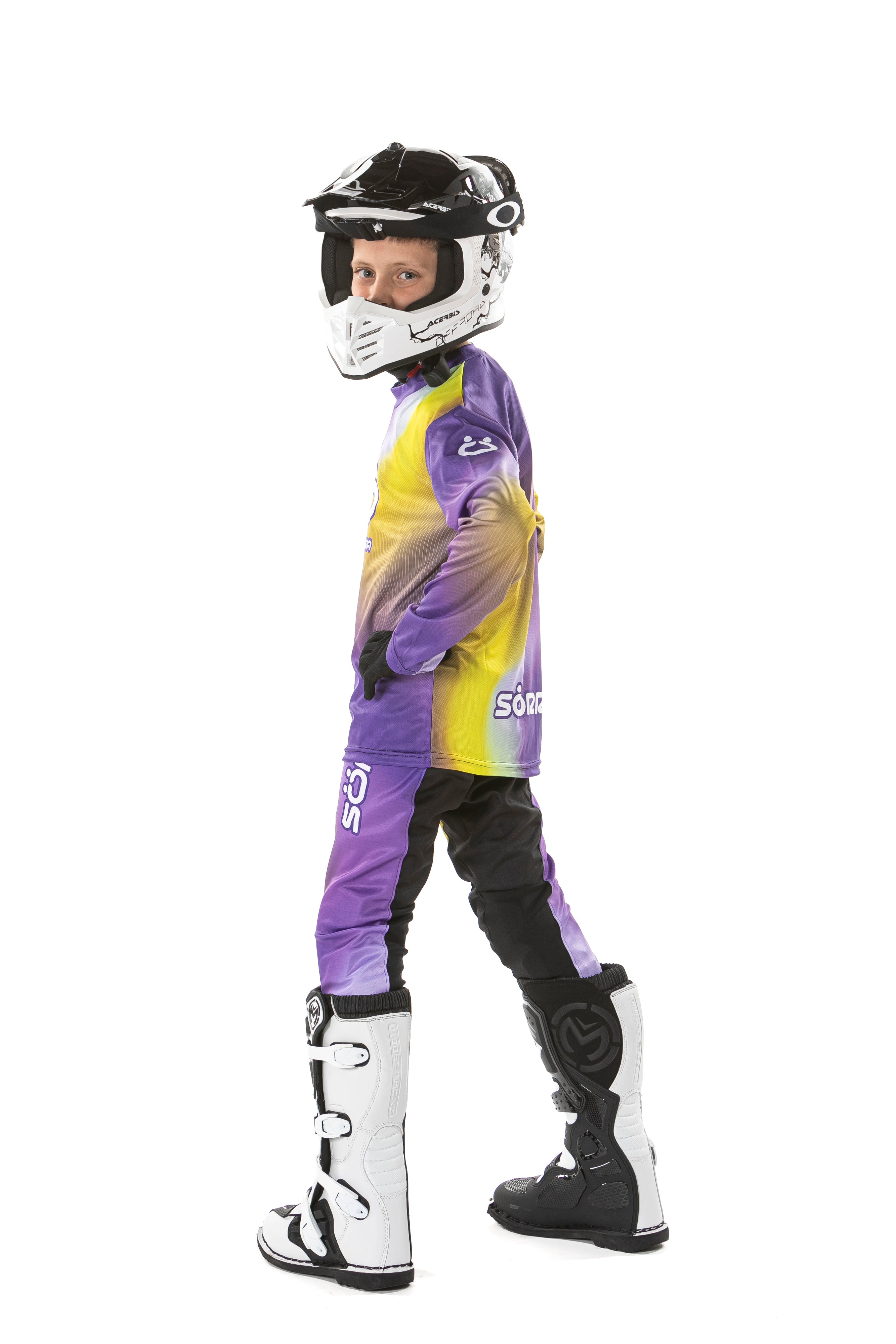 CONJUNTO ENDURO & MX JUNIOR LILA