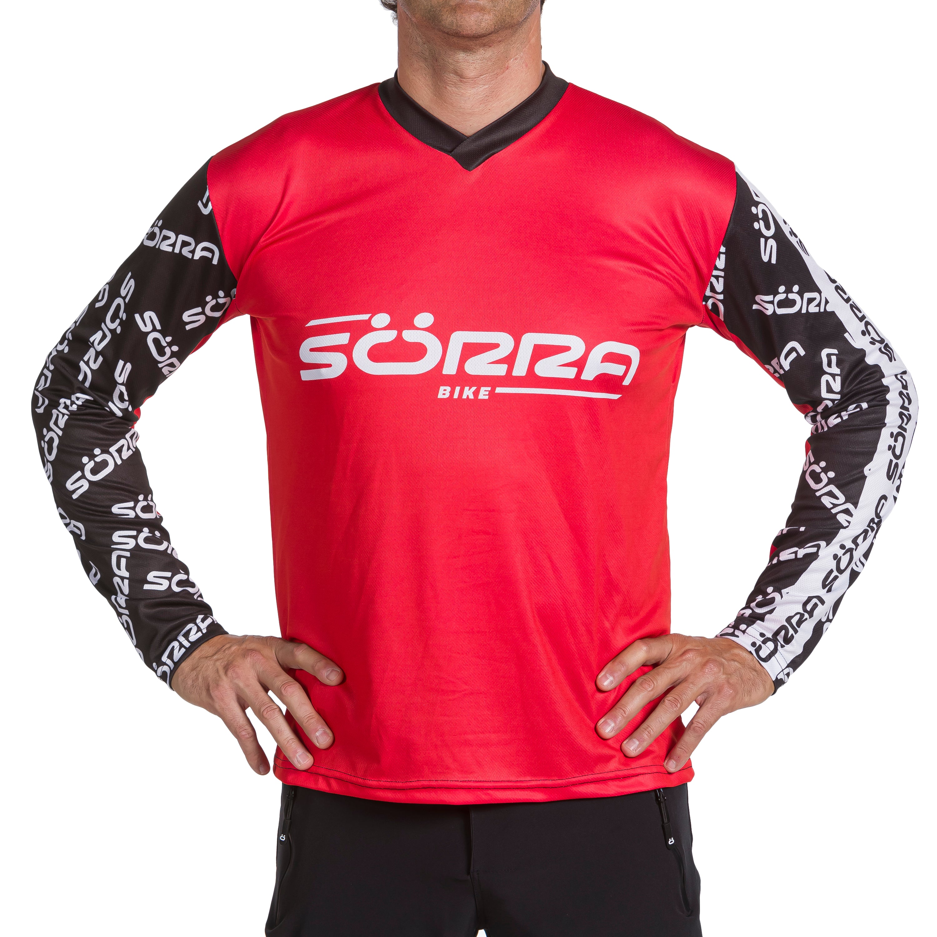 Conjunto de Ropa MTB 2 Letras Roja