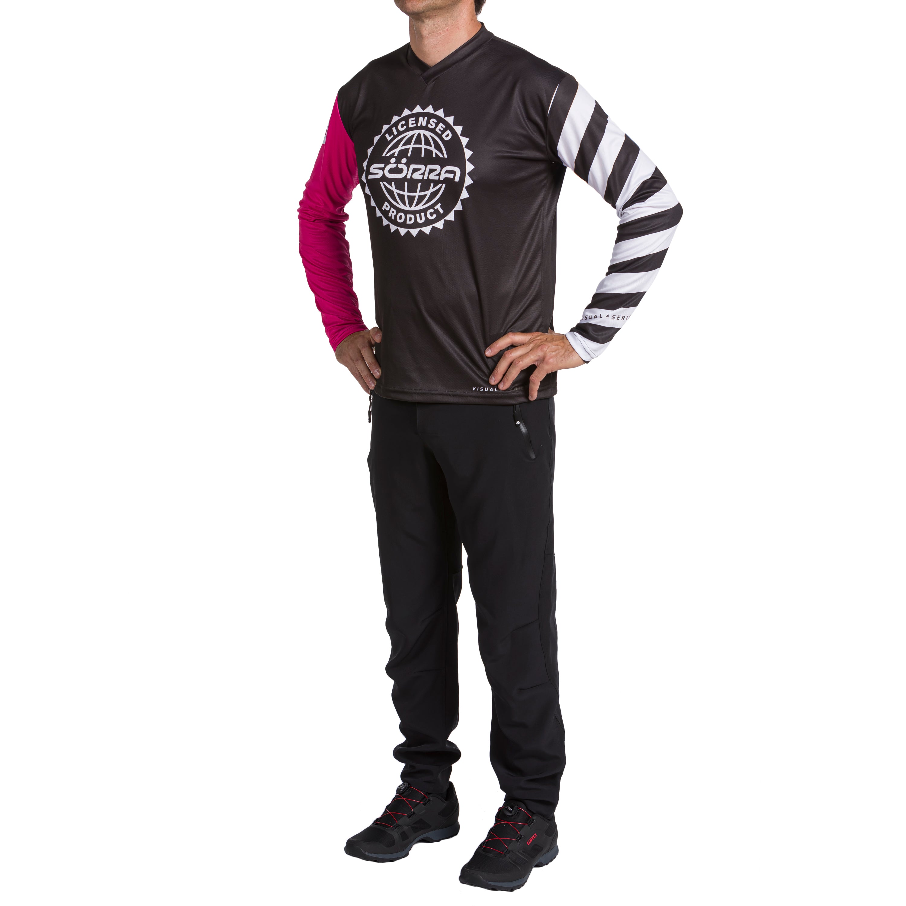 Conjunto de Ropa MTB 2 Serie Visual Naranja