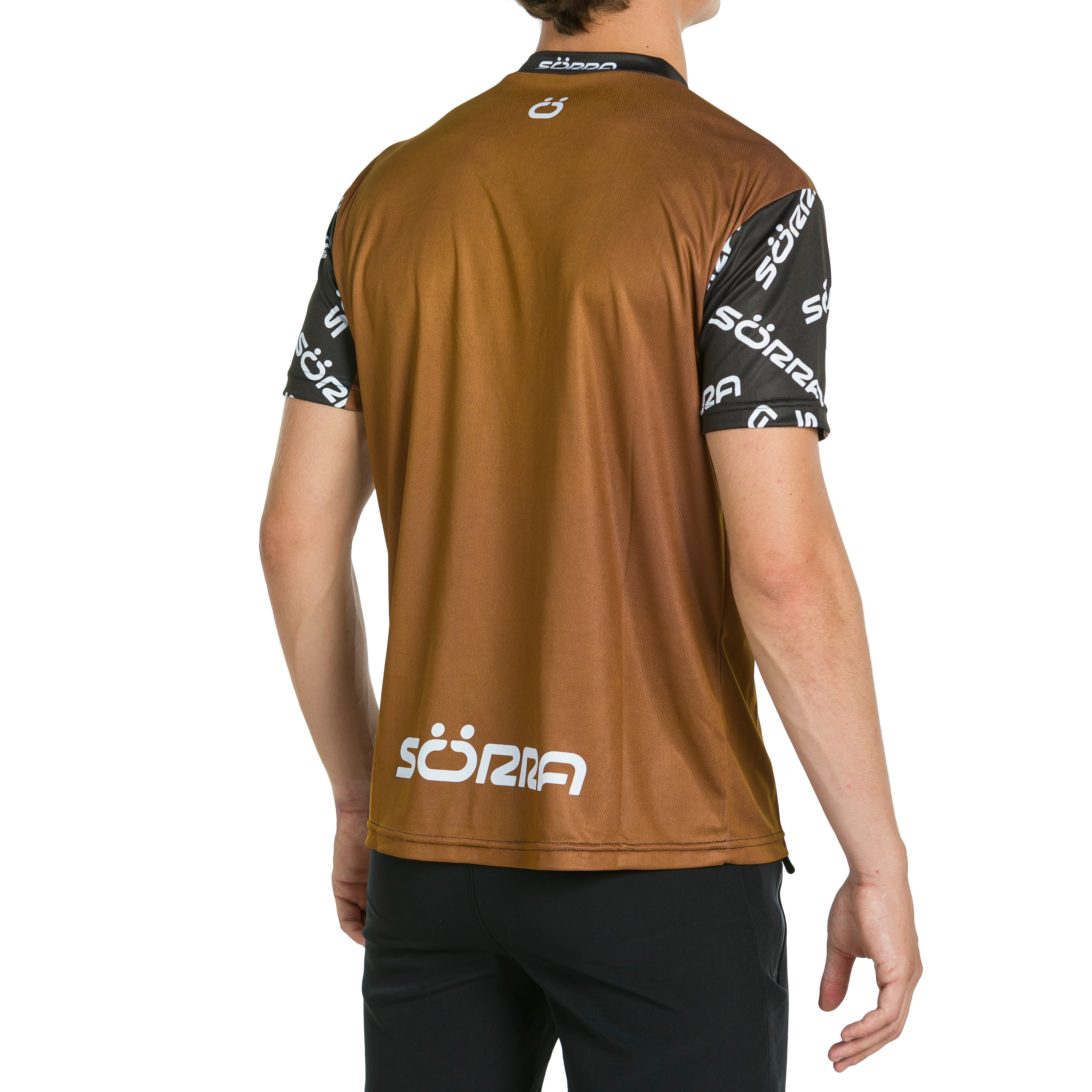 Conjunto de Ropa MTB SS 2 Letras Marrón