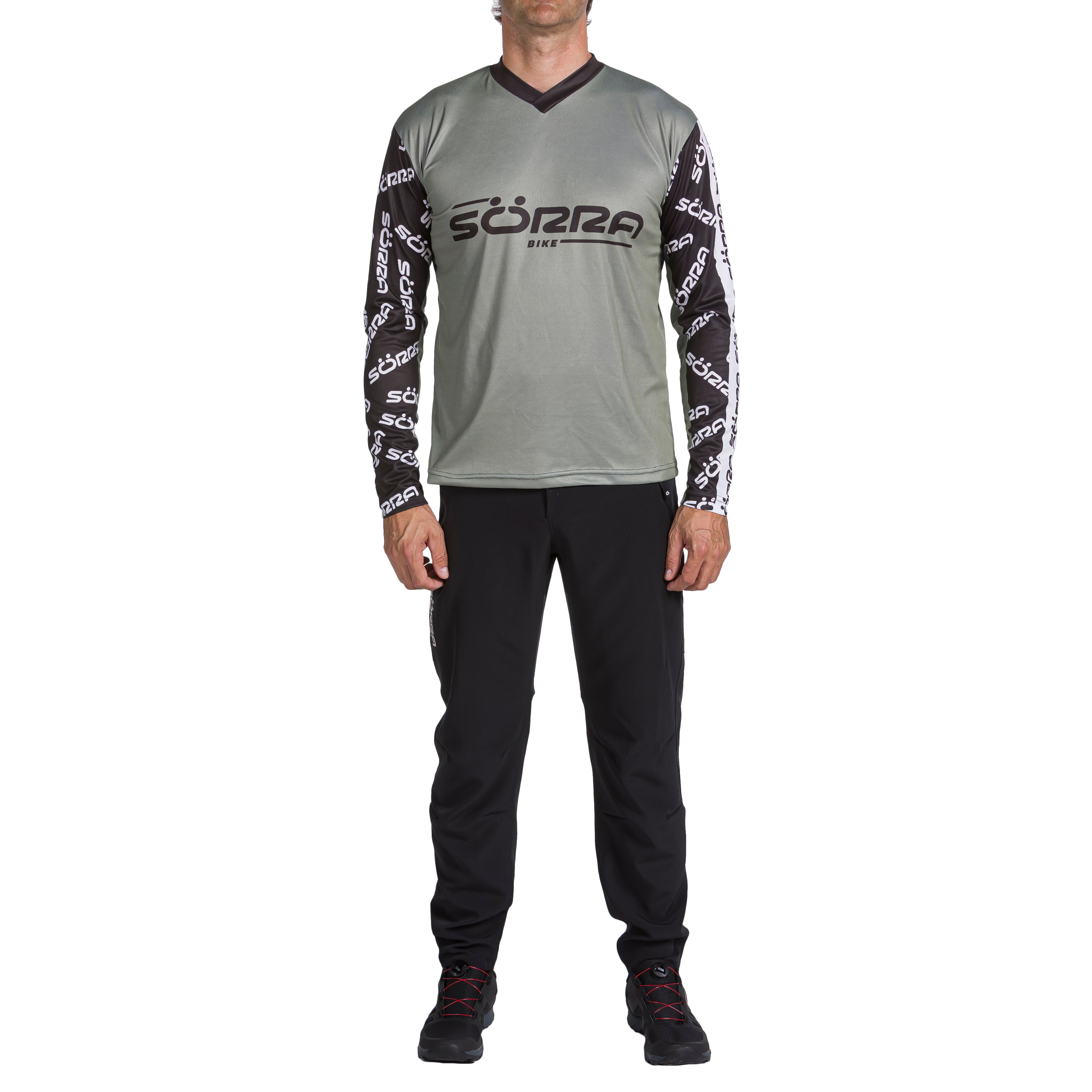 CONJUNTO 2 ROPA MTB LETTERS MARRÓN