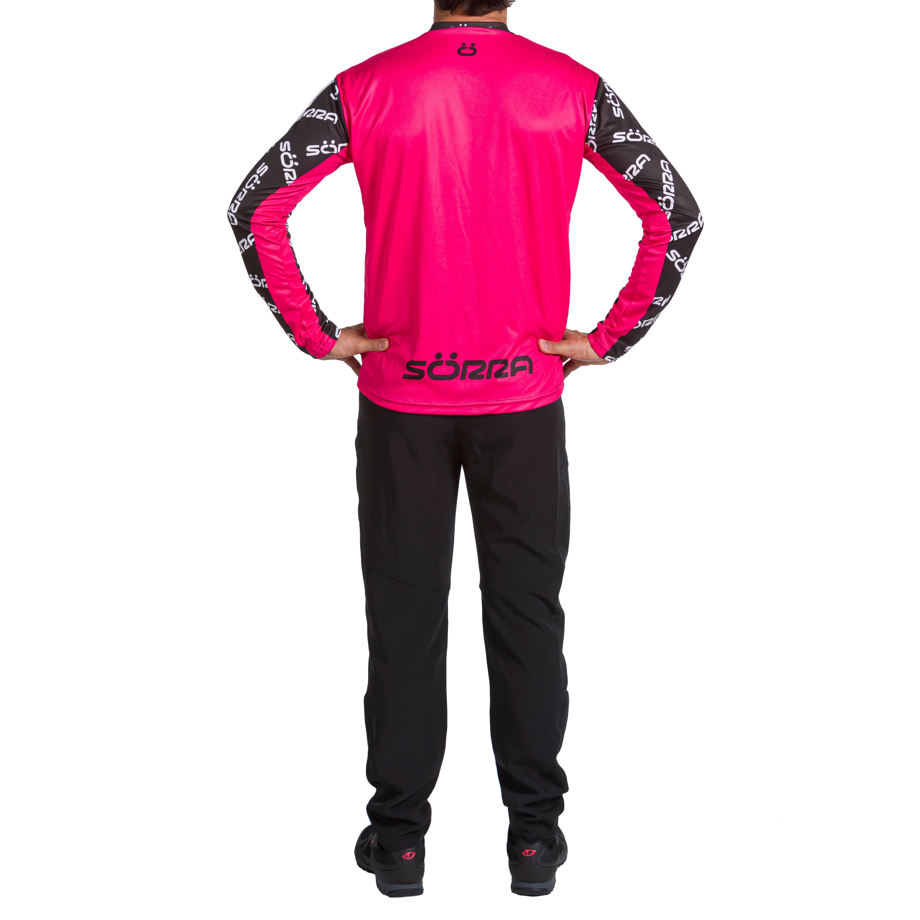 CONJUNTO 2 ROPA MTB LETTERS ROSA