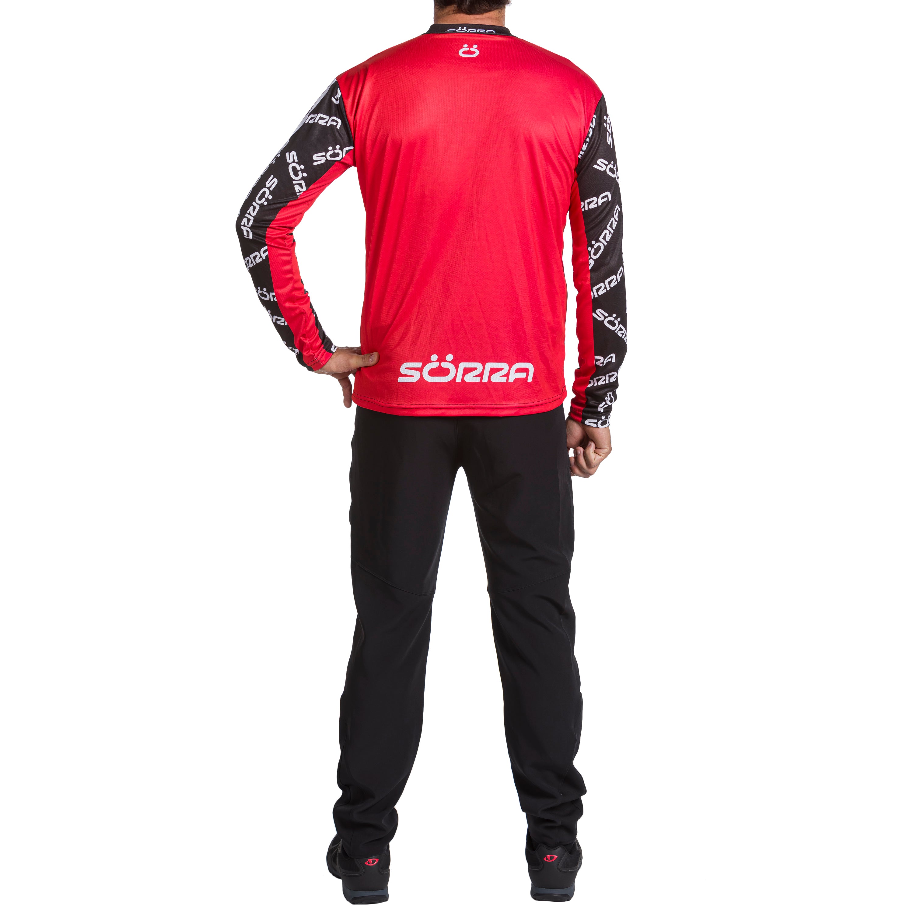 CONJUNTO 2 ROPA MTB LETTERS ROJO