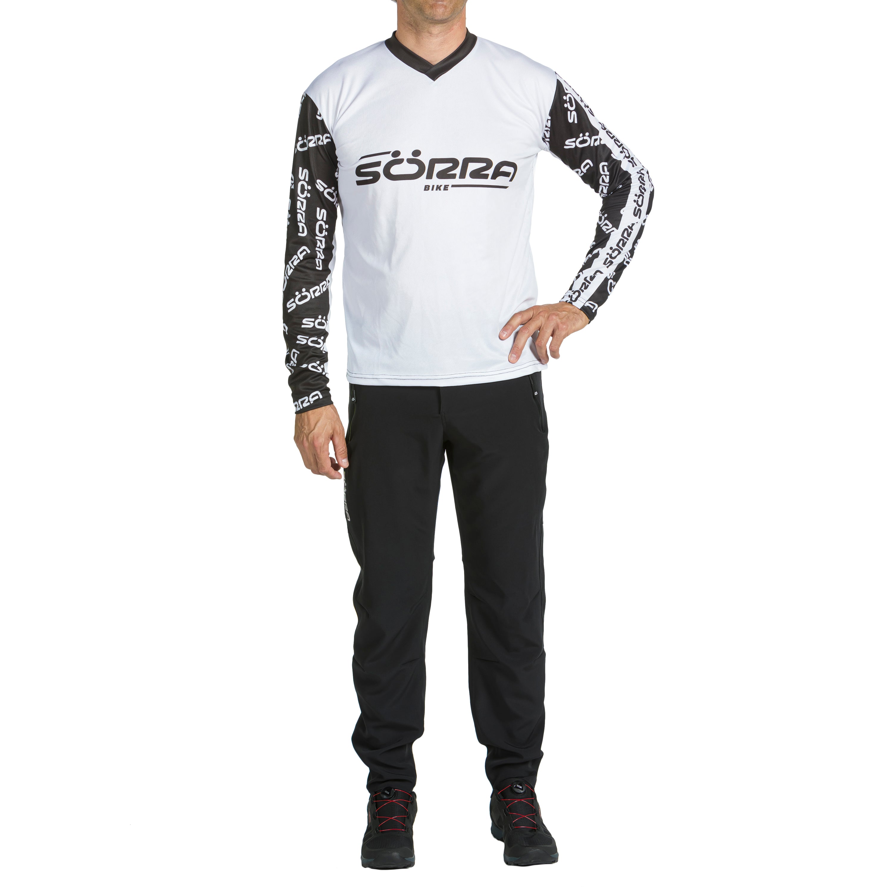 CONJUNTO 2 ROPA MTB LETTERS GRIS
