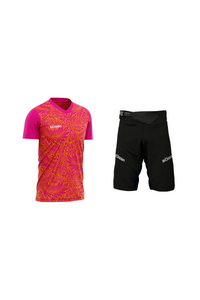 CONJUNTO MTB SS 2 TROPIC FUCSIA